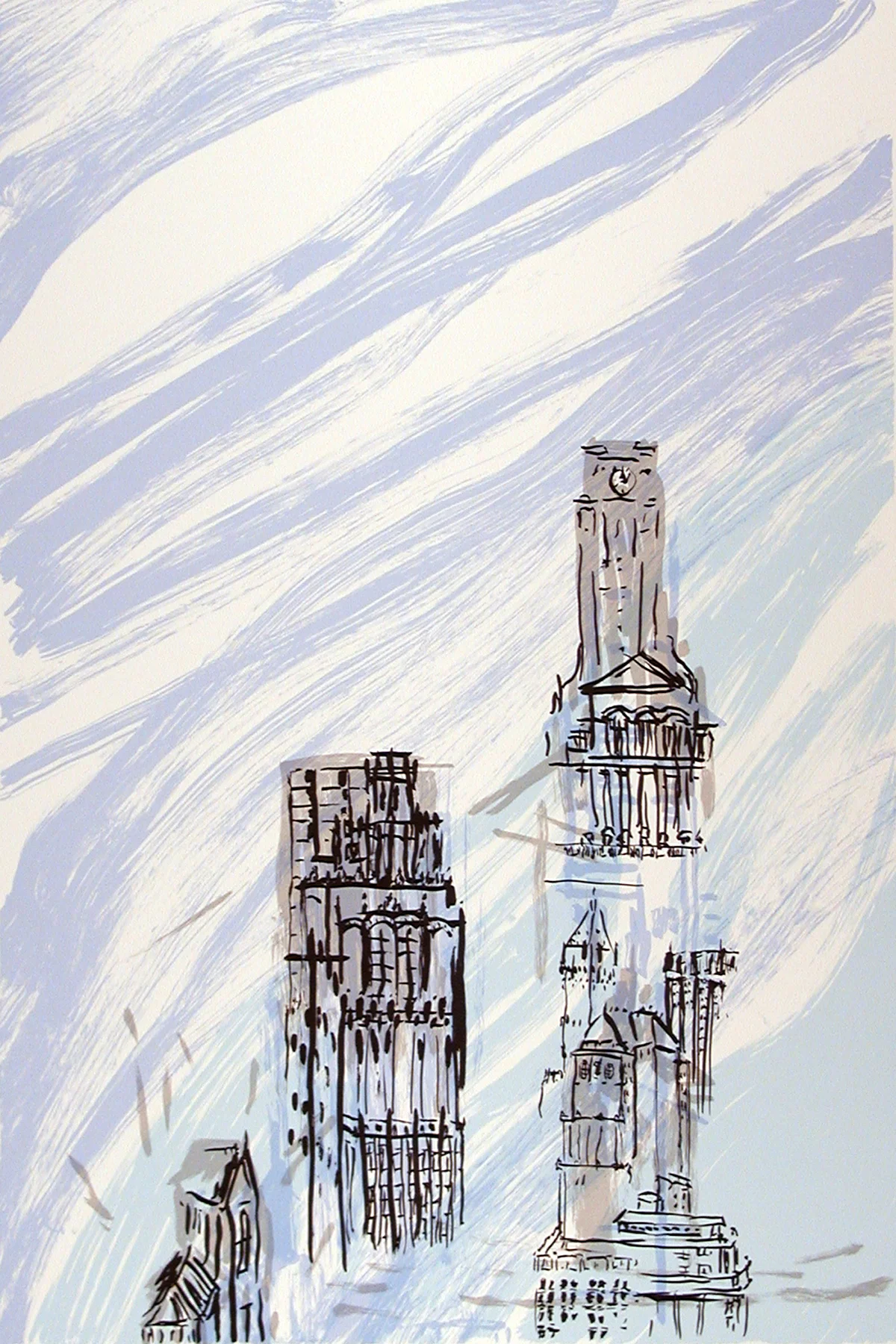 Air 1996, 4-color screenprint, 41"x28.5", ed: 39. $1000.