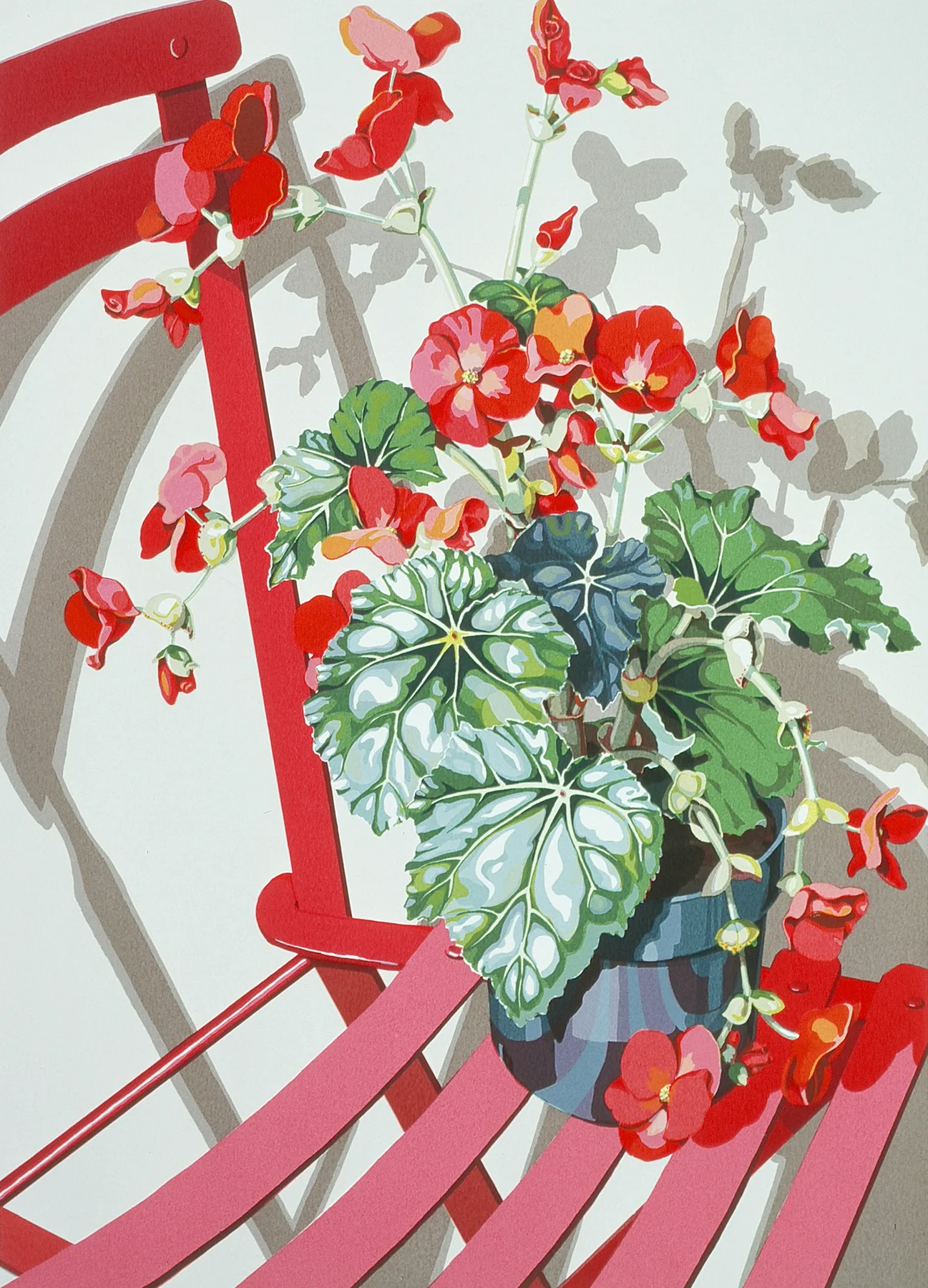 Red Chair 1984, 20-color screenprint, sh: 29.5"x 21.5", ed: 50. $6000. (rare)