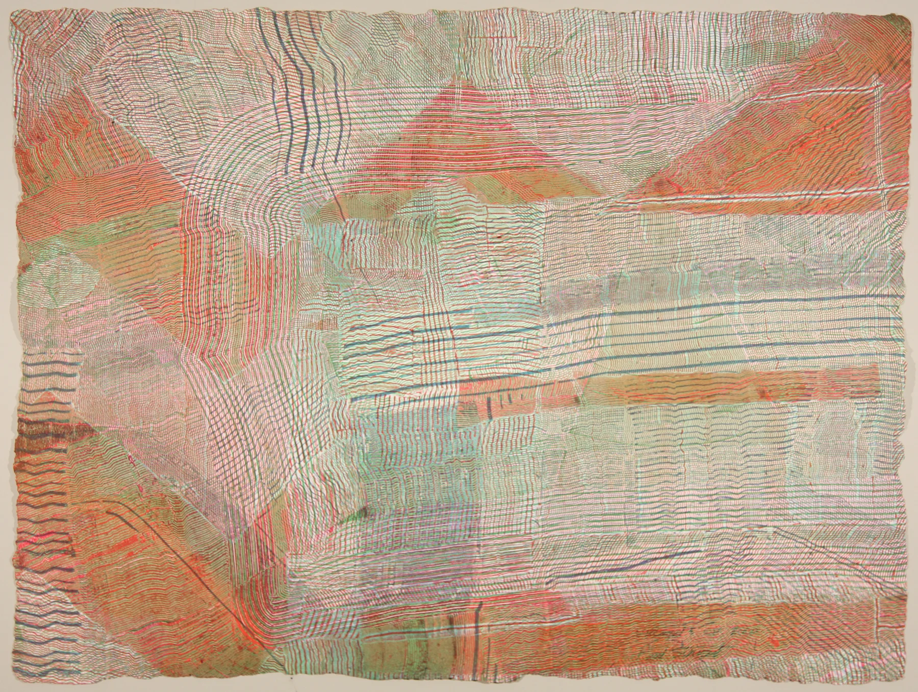 Village V 2000, high-relief intaglio, 29.5" x 39", ed: C.P. $1400.*
