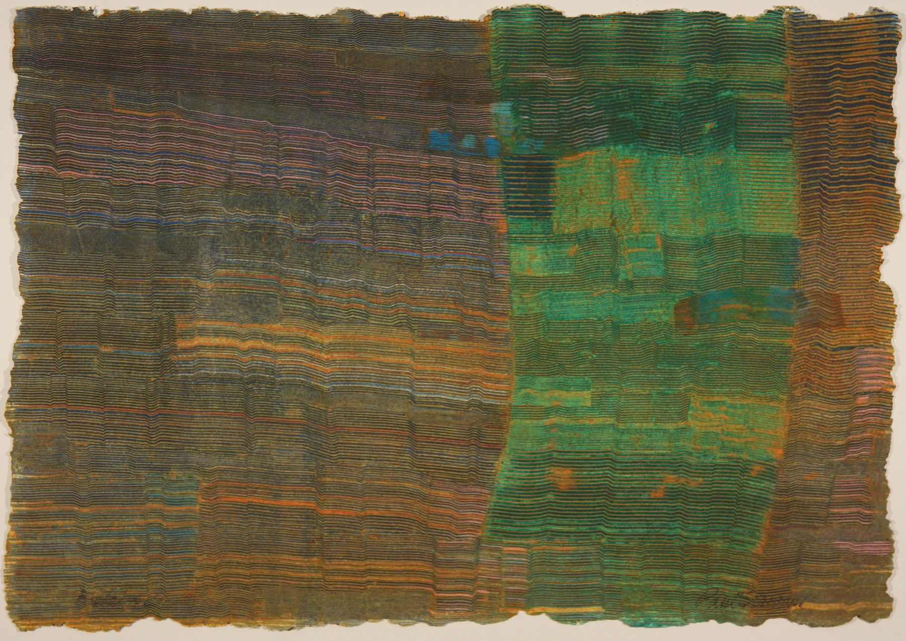 Field Studies 1997, high-relief intaglio, 24" x 35.5", ed: C.P. $1200.*