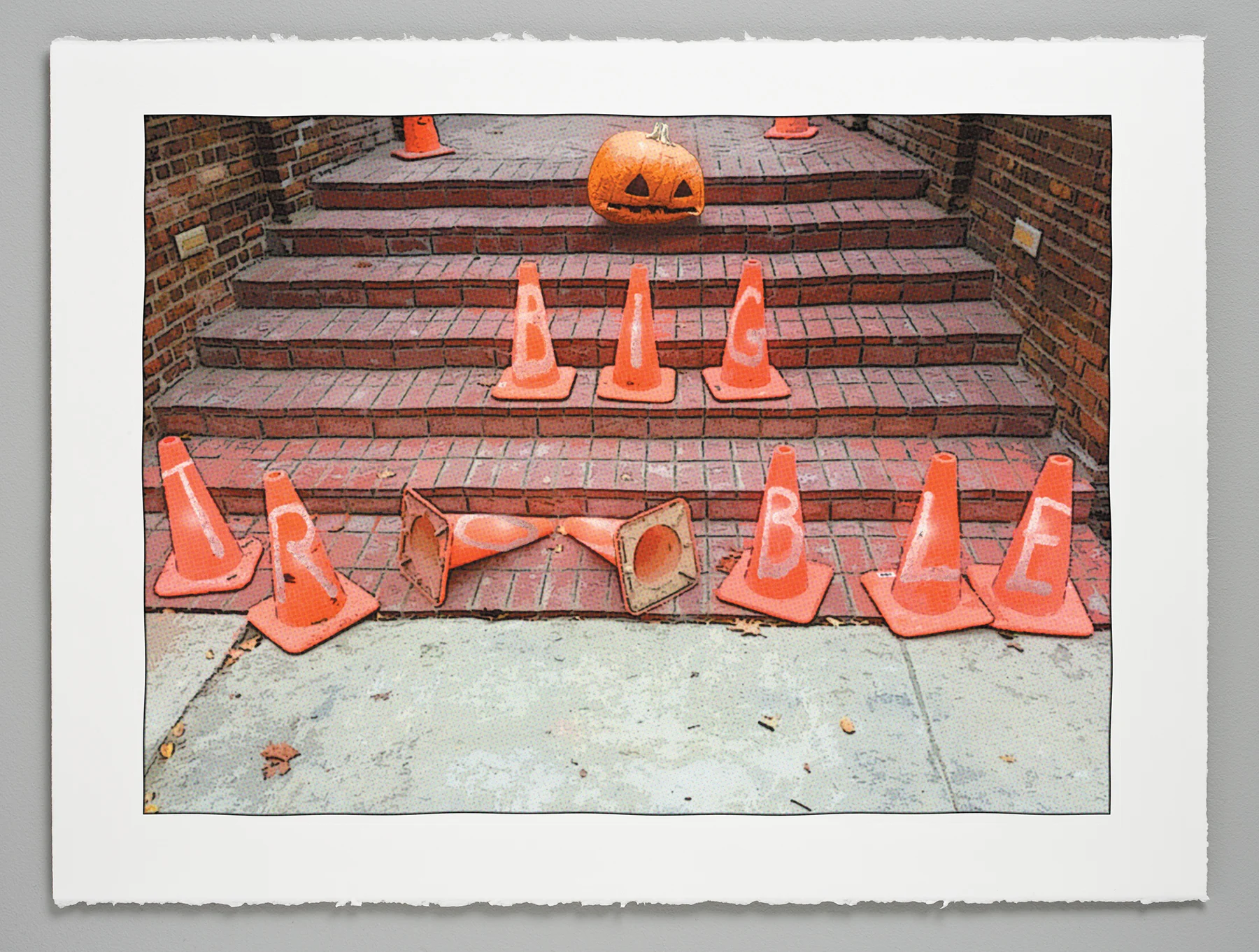 Big Trouble 2013, screenprint, 22” x 30”, ed: 10, $1200.*