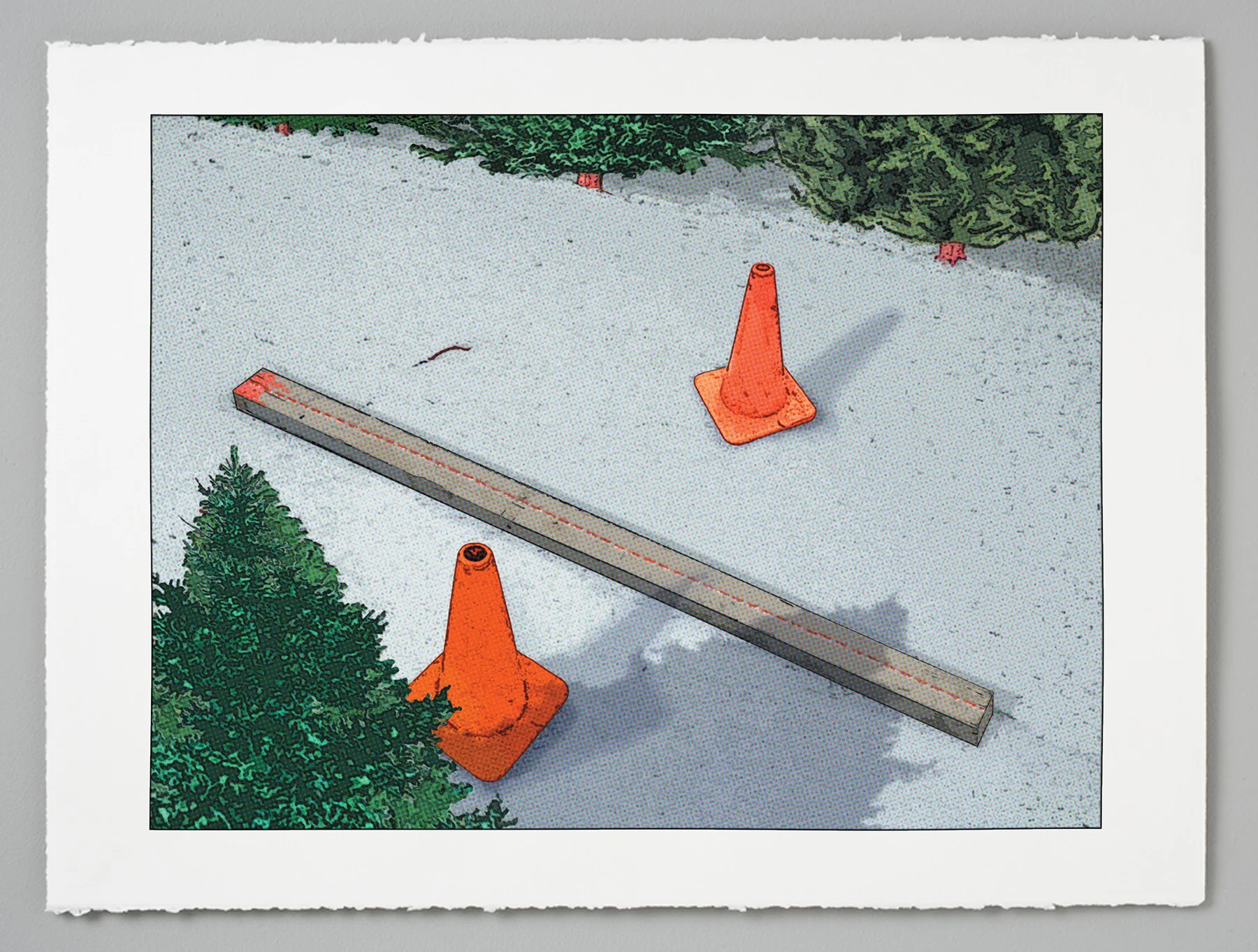Divide 2010, screenprint, 22” x 30”, ed: 11, $1200.*