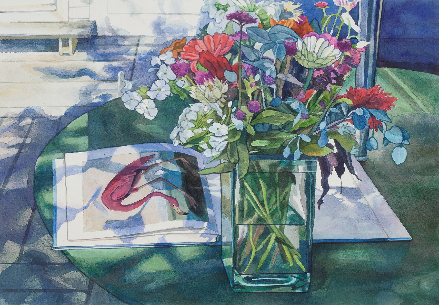 Audubon August 2014, pigment print/hand painted, 21.75" x 29.75", ed: 20, $1200.
