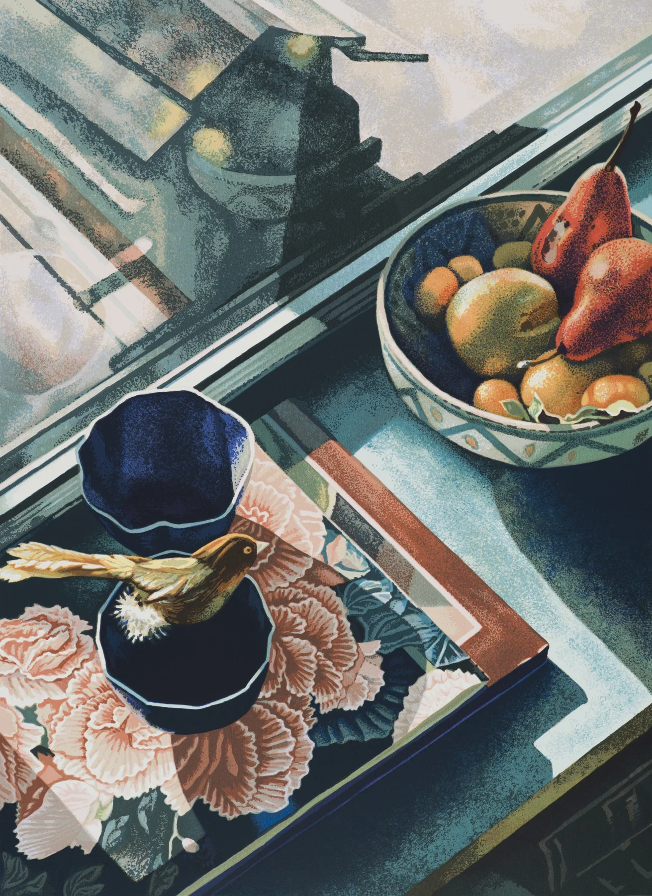 Ellen's Window 1990, 20-c screenprint, 29.75" x 21.75", ed: 64, $1000.
