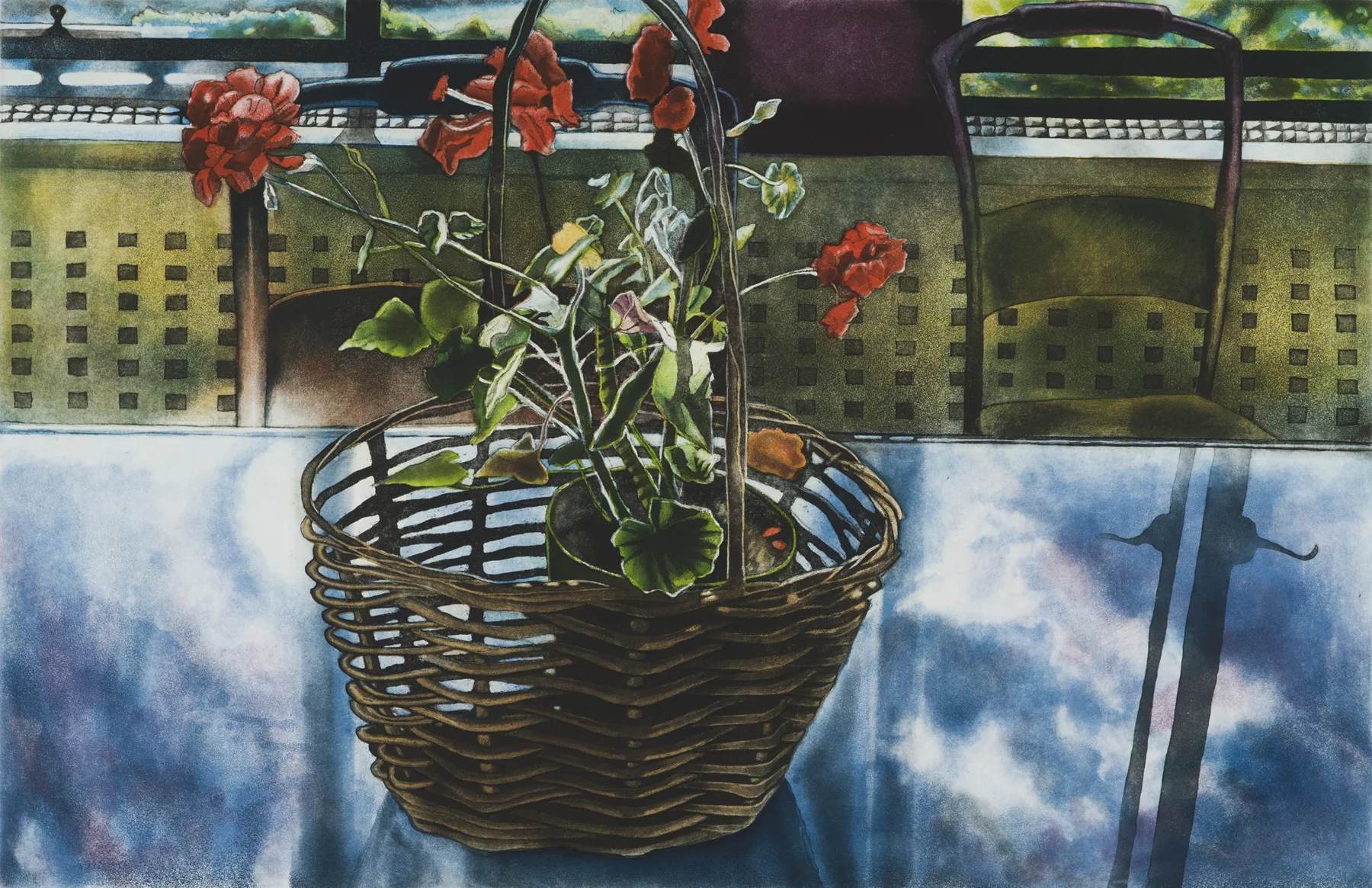 August 1988, intaglio, 29.5"x 41.75", ed: 100, $800.*