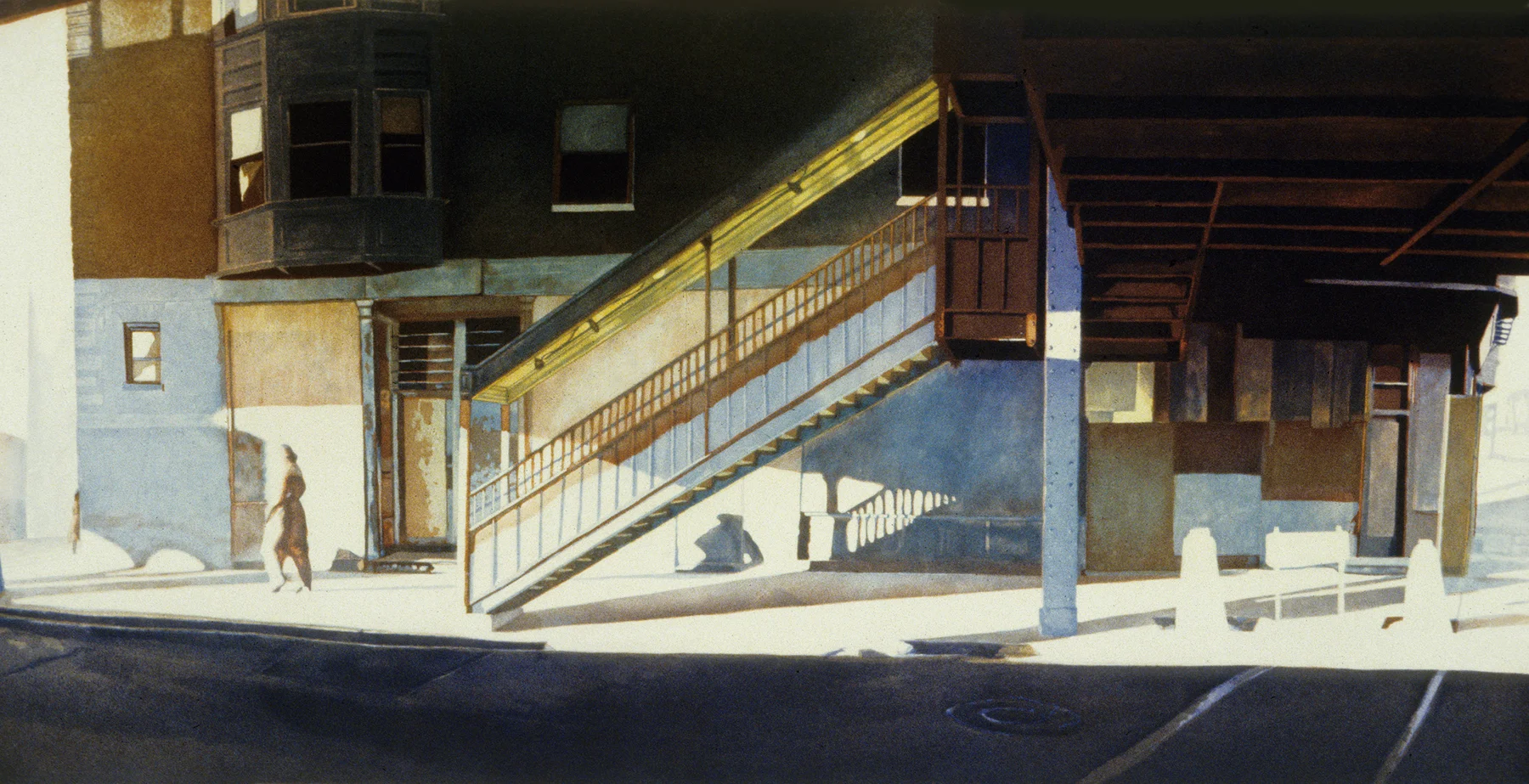 Green Street 1983, intaglio, 23.5" x 41", ed: 100, $1000.*