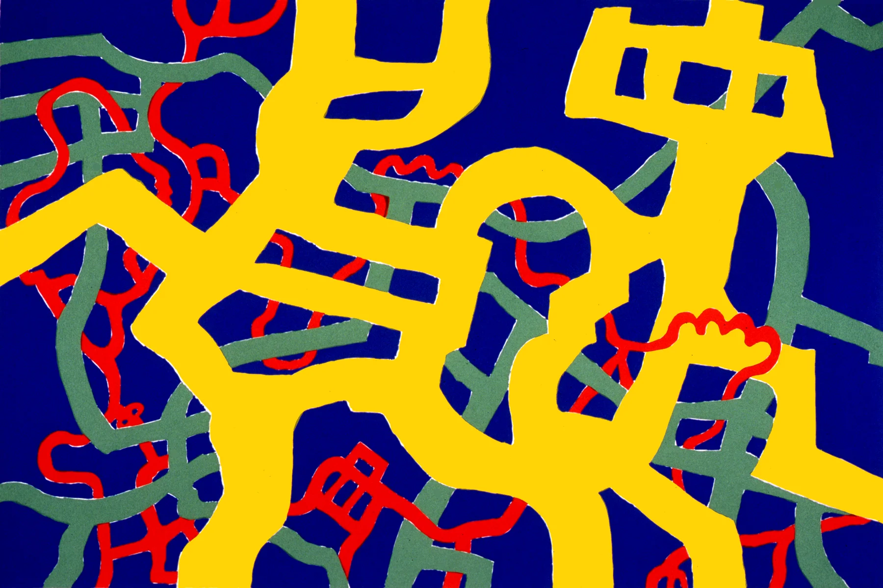 Crankum 1997, 5-c screenprint, 28.5" x 41", ed: 35, $800.