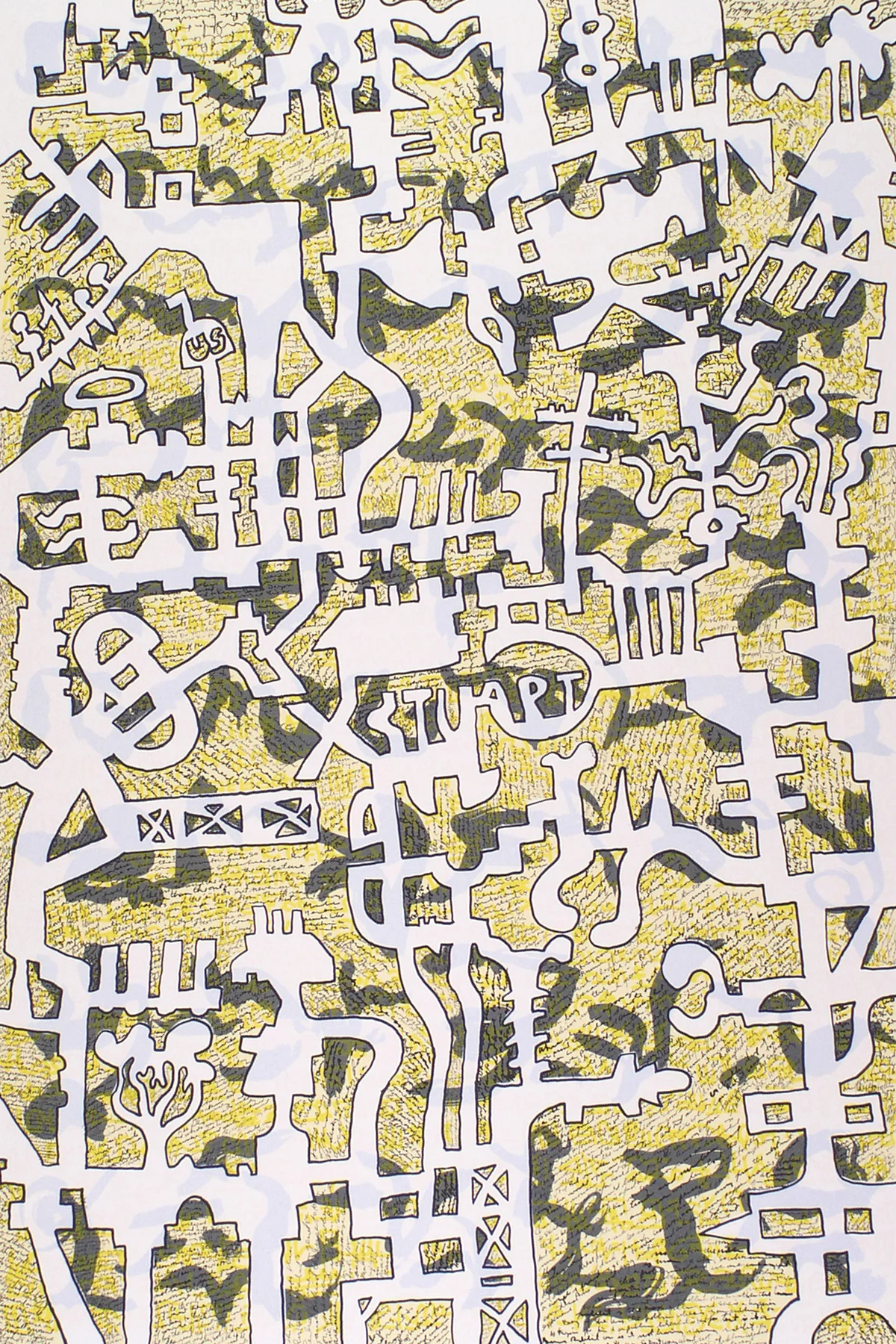 Cipher 1994, 6-c screenprint, 41" x 28.5", ed: 25, $950.