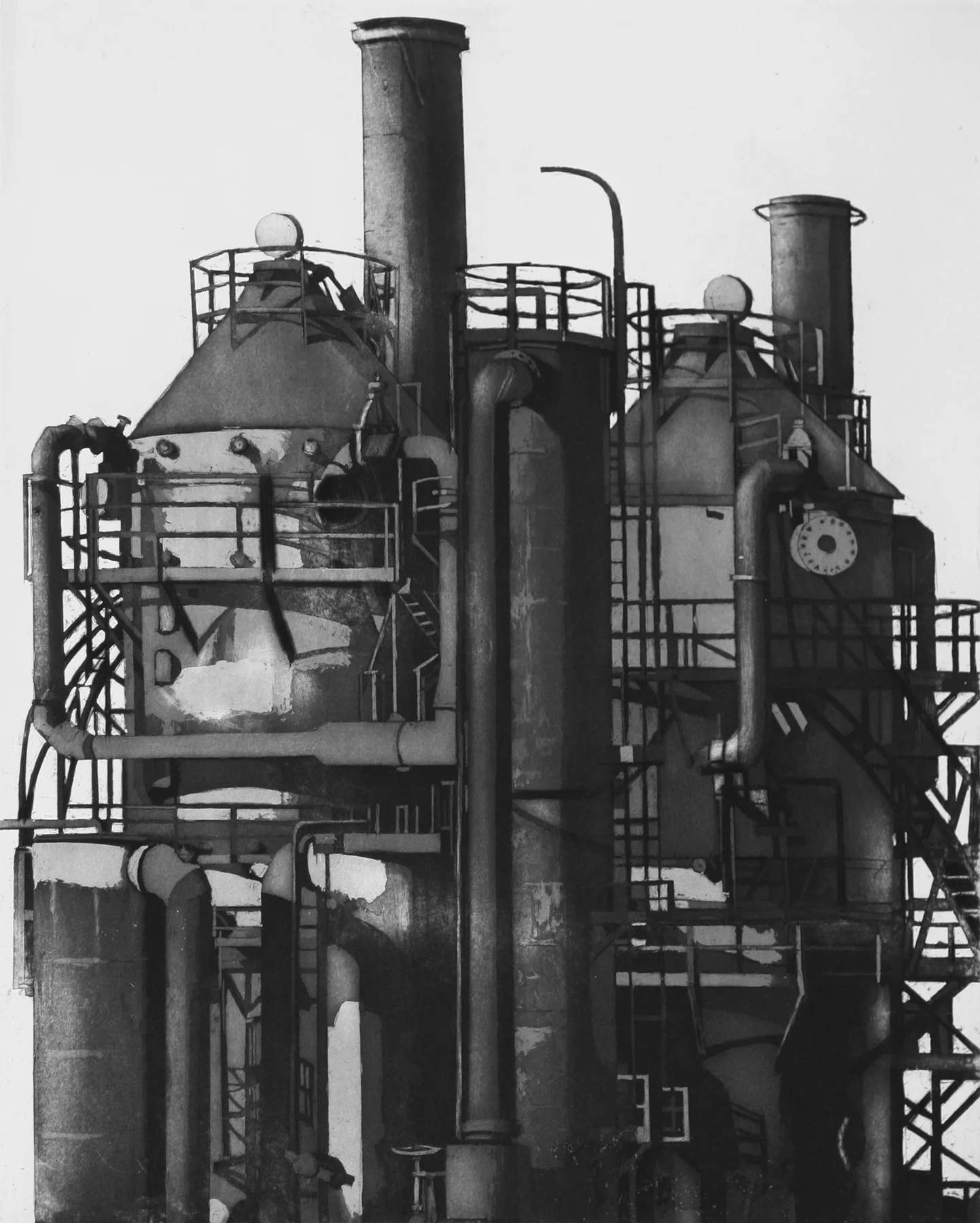 Gas Works V 2011, aquatint, 27.5"h x 22.5"w, ed: 15, $900.*