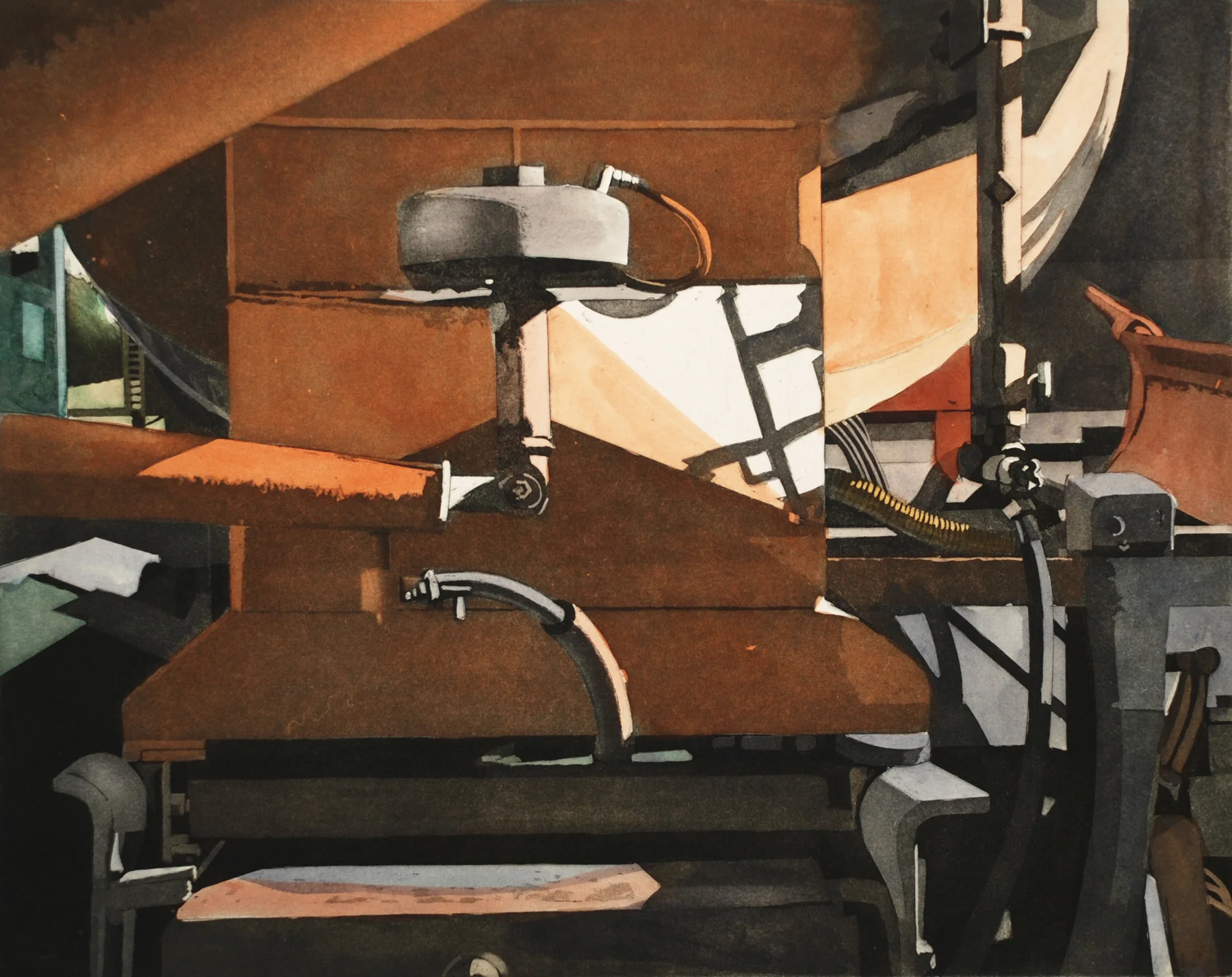 Mixer 1995, wc/aquatint, 22" x 30", ed: 25, $900.*