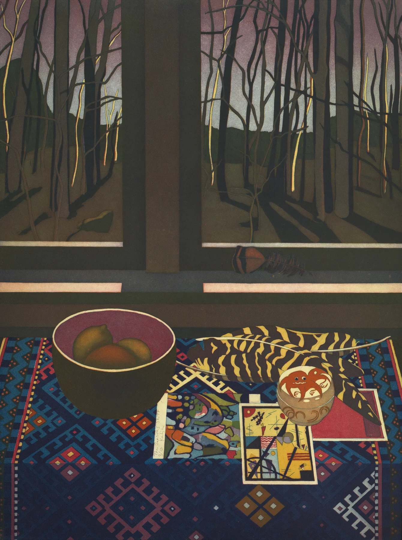 The Seasons Shift 2011, aquatint, 23.5” x 17.5”, ed: 50, $650.*