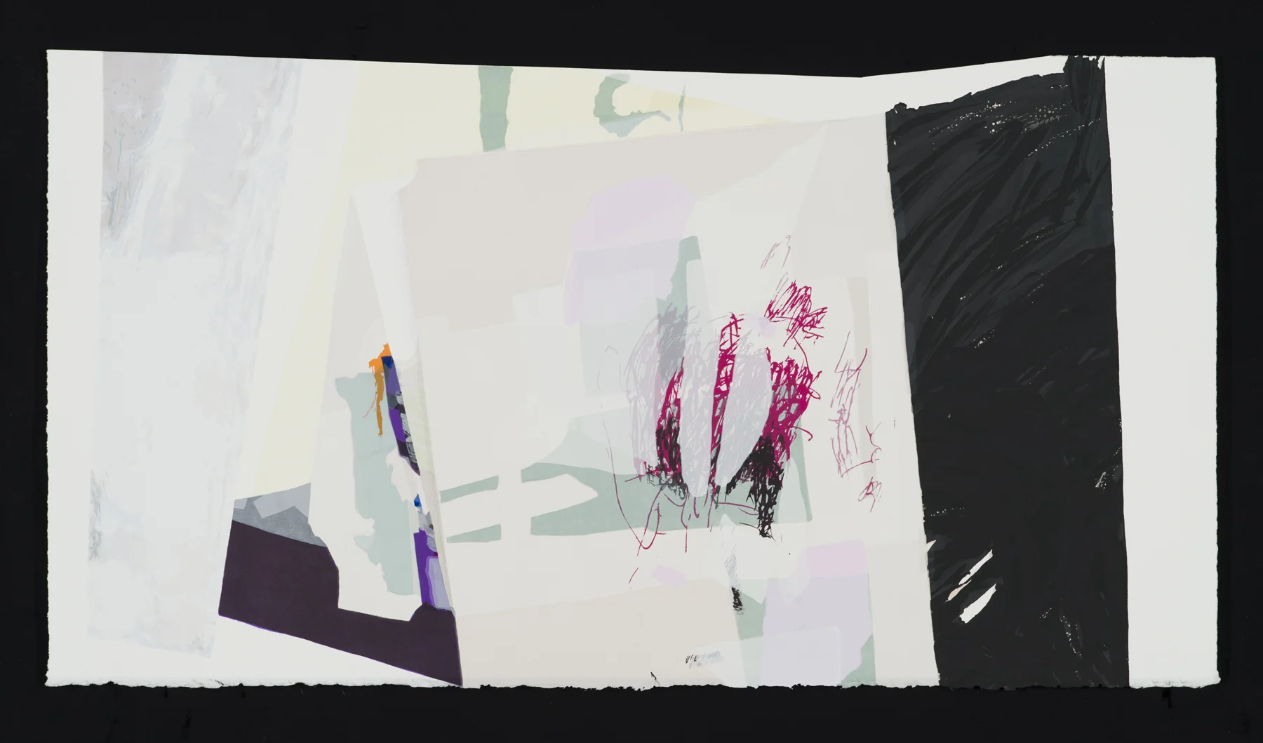 Sekiga 2012, screenprint, 15.5” x 28.5”, ed:10, $700.*