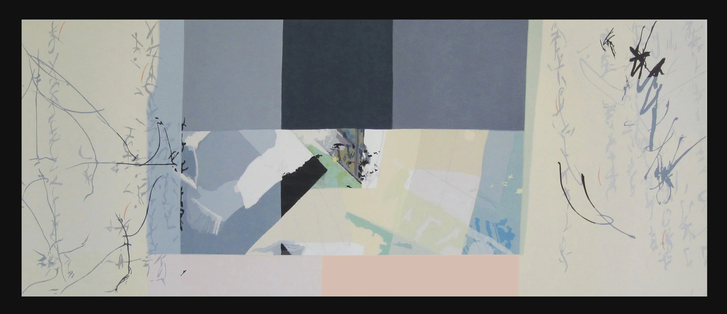Moxa I 2017, screenprint, 20” x 42”, ed: 11, $1100.*
