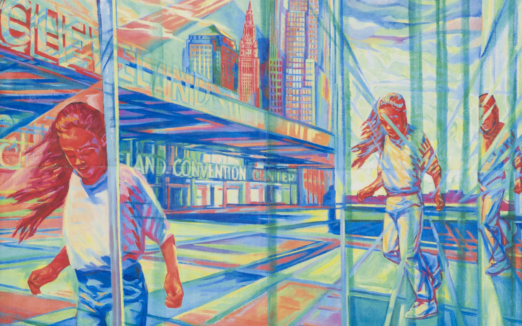 Mini Diptych (A) 2014, heat transfer print, 19.25” x 26.25”, ed: 3, $500.*
