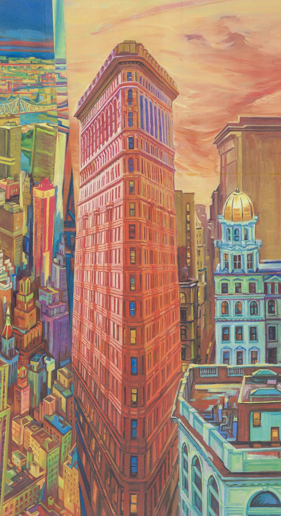 Icon Flat Iron 2006, heat transfer print, 38" x 19.75”, ed: 3, $1050.*