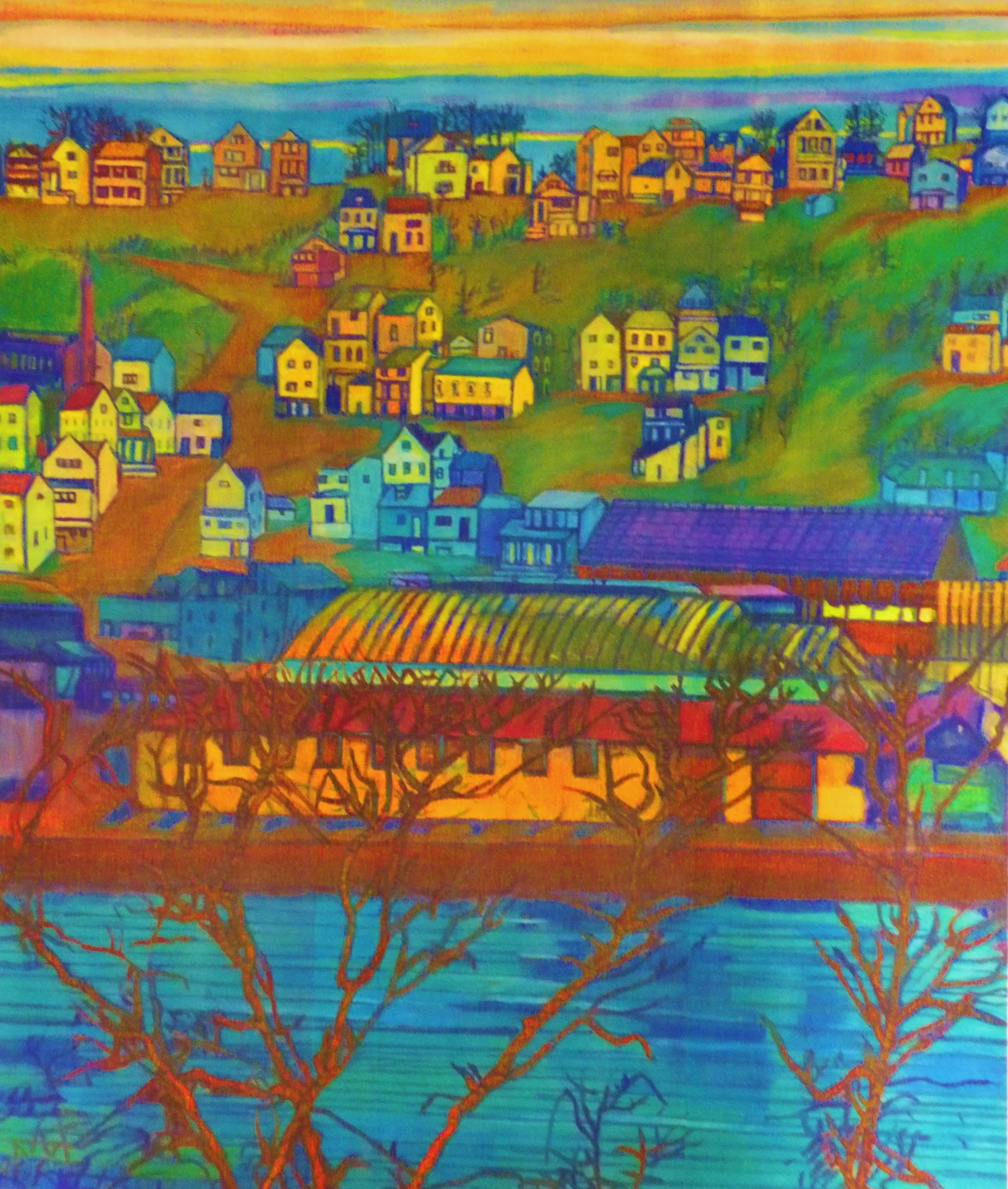 Incline 2 1997, heat transfer print, 42" x 30.25", ed: 5, $750.*