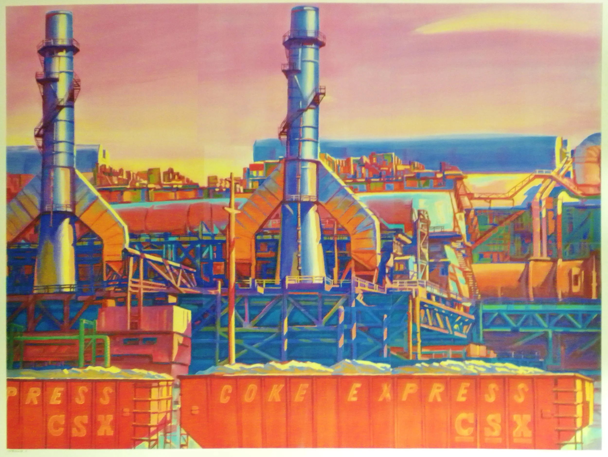    Integrate 2   1996, heat transfer print, 30" x 42", ed: 10, $650.* 