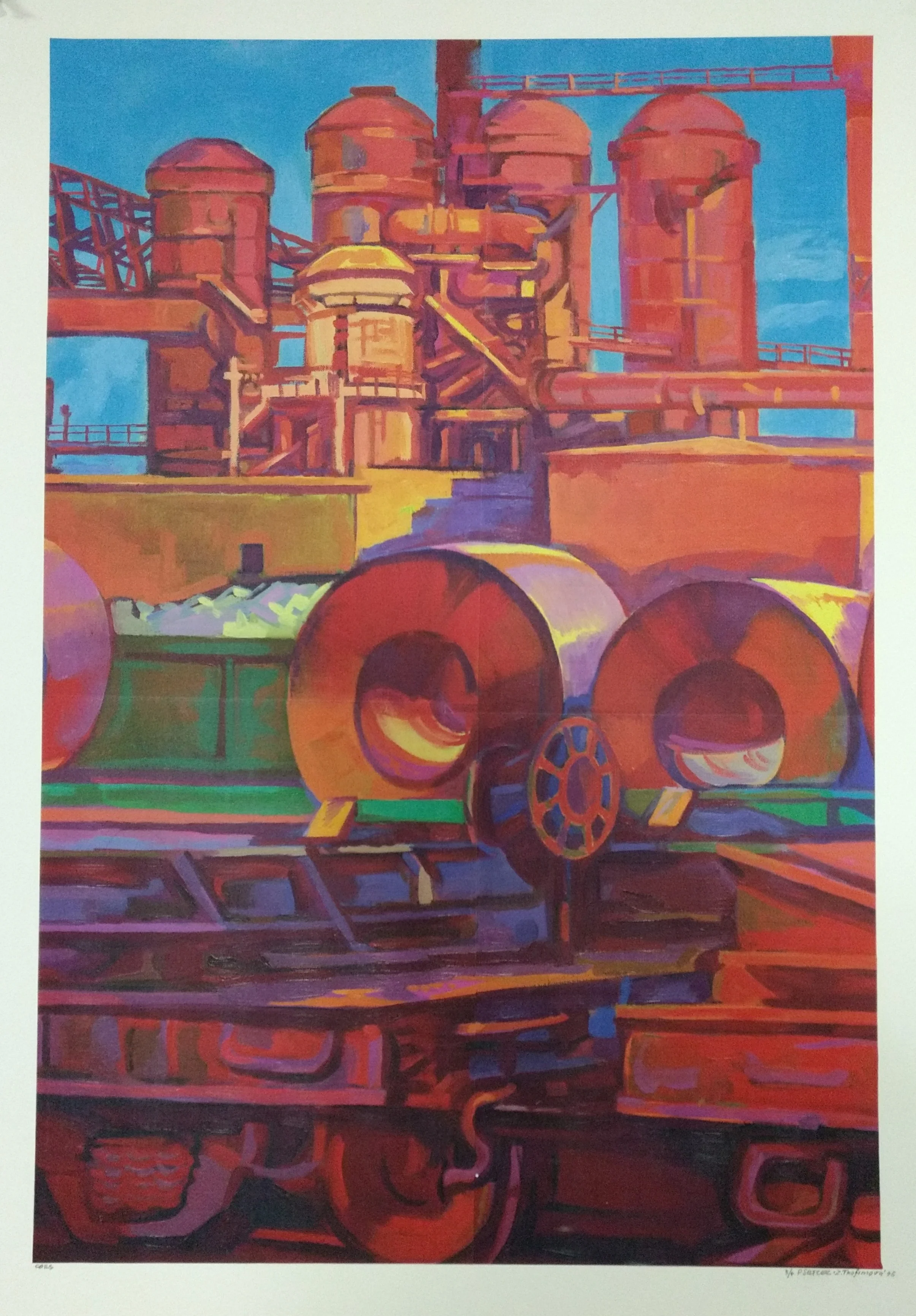 Coils 1995, heat transfer print, 31.5" x 23.75", ed: 4, $650.*