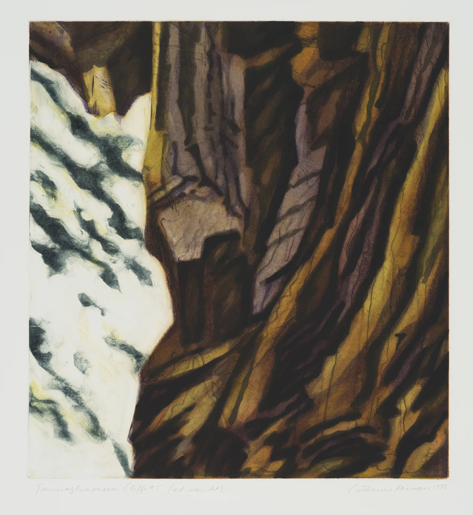 Tawnaghnoneen Cliffs #5 1998, intaglio, 31" x 22.25", var.ed: 8, $850.*