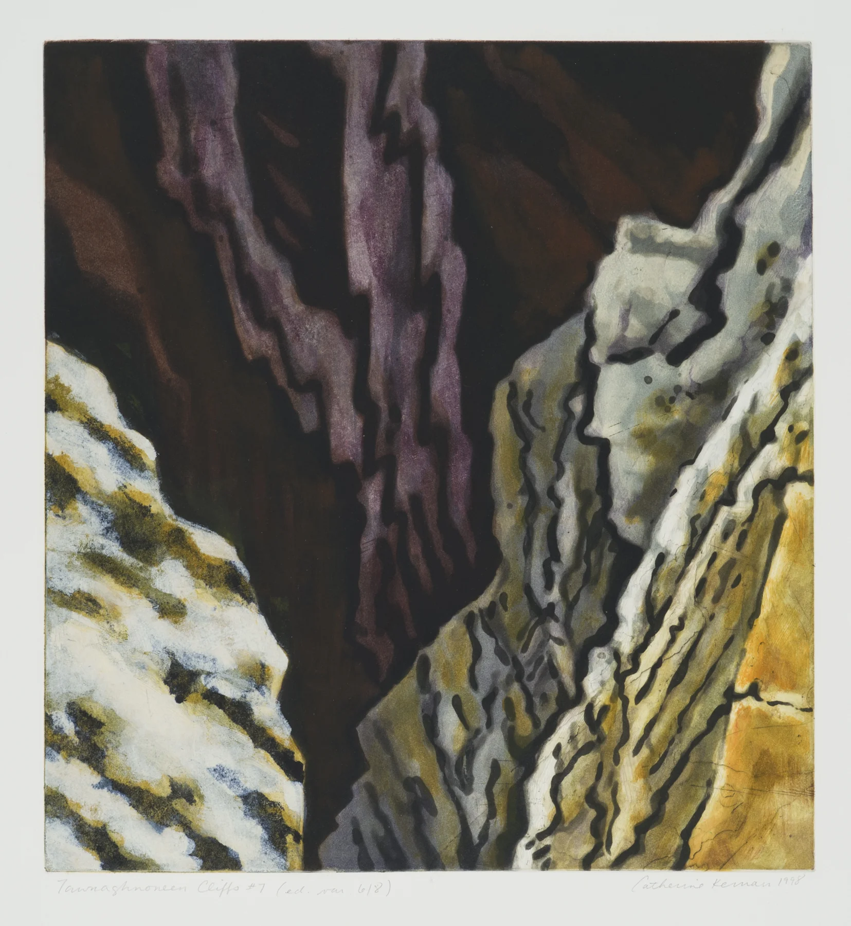 Tawnaghnoneen Cliffs #7 1998, intaglio, 31" x 22.25", var.ed: 8, $850.*