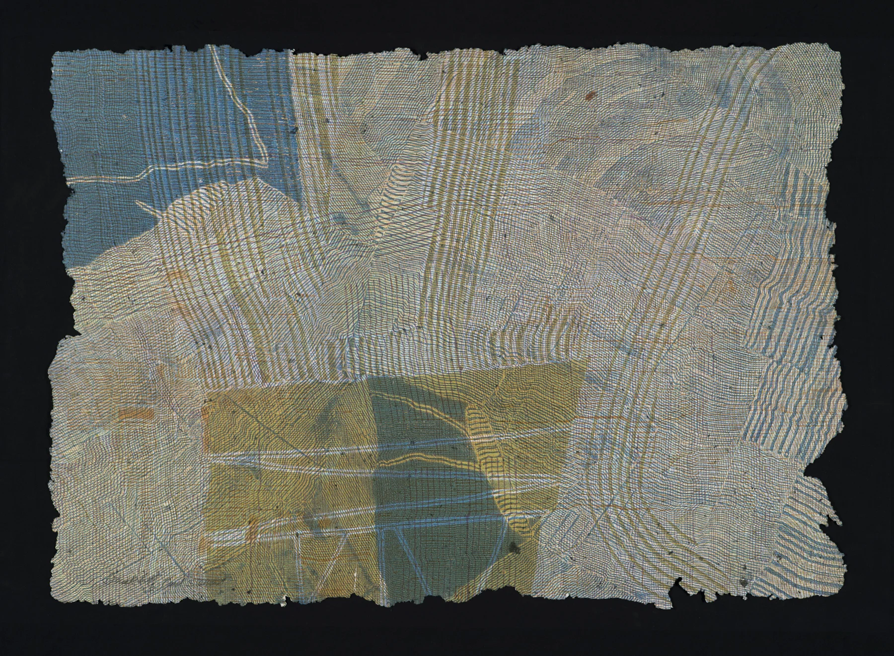 Dusk Light 1998, monoprint/intaglio on handmade paper, 25” x 35”, $1200.*