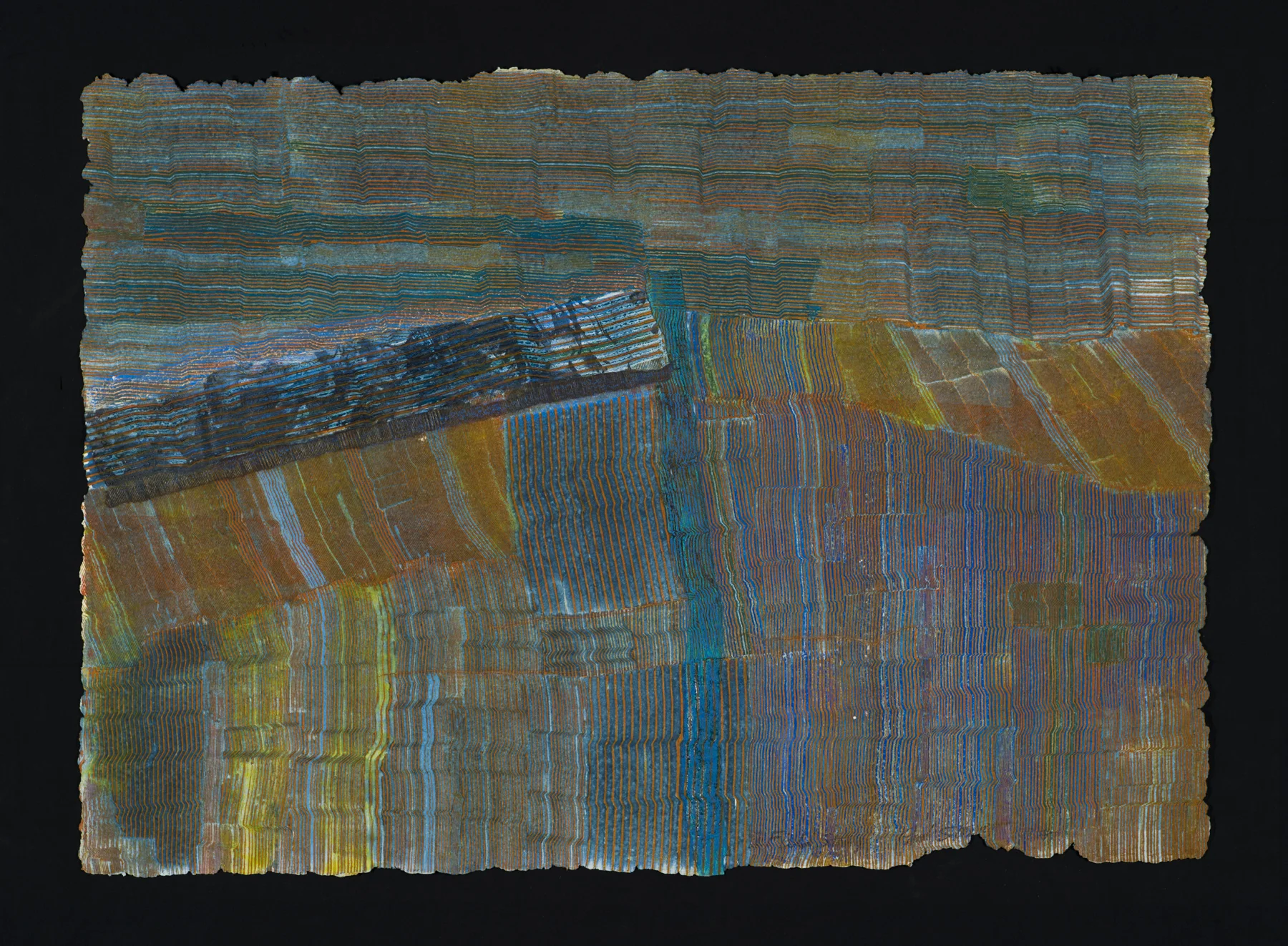 Field Studies III 1997, monoprint/intaglio on handmade paper, 24.5” x 34.5”, $1200.*