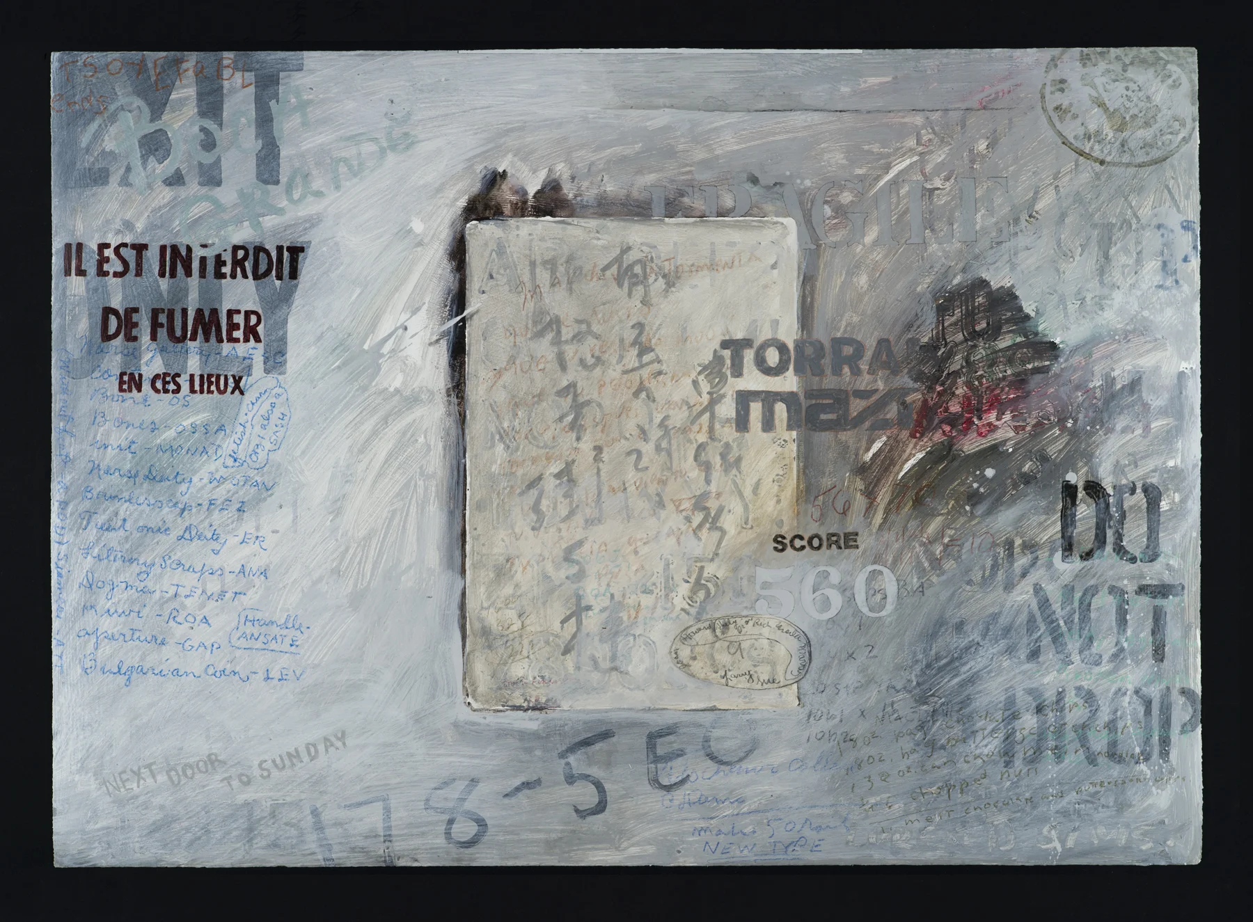 MDI 26.09.96 (MDI series) 1996, mixed media on paper, 30.125" x 42.25”, unique, $6000.*