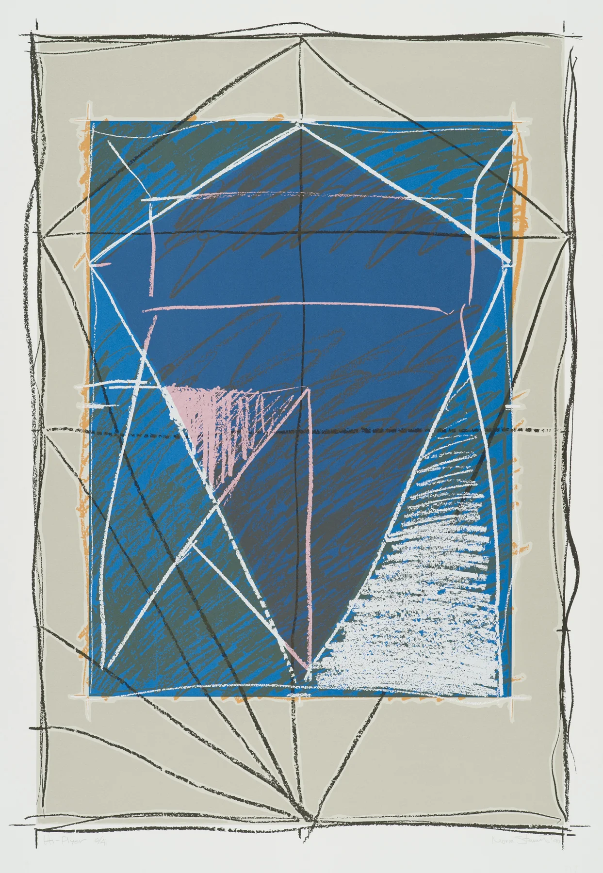 Hi-Flyer 1990, 7-c screenprint, 41" x 28.5", ed: 41, $1250.