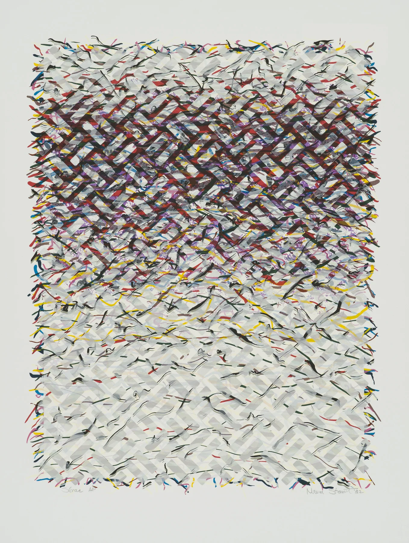 Serac 1982, 22-c screenprint, 26" x 20", ed: 35, $2500. (rare)