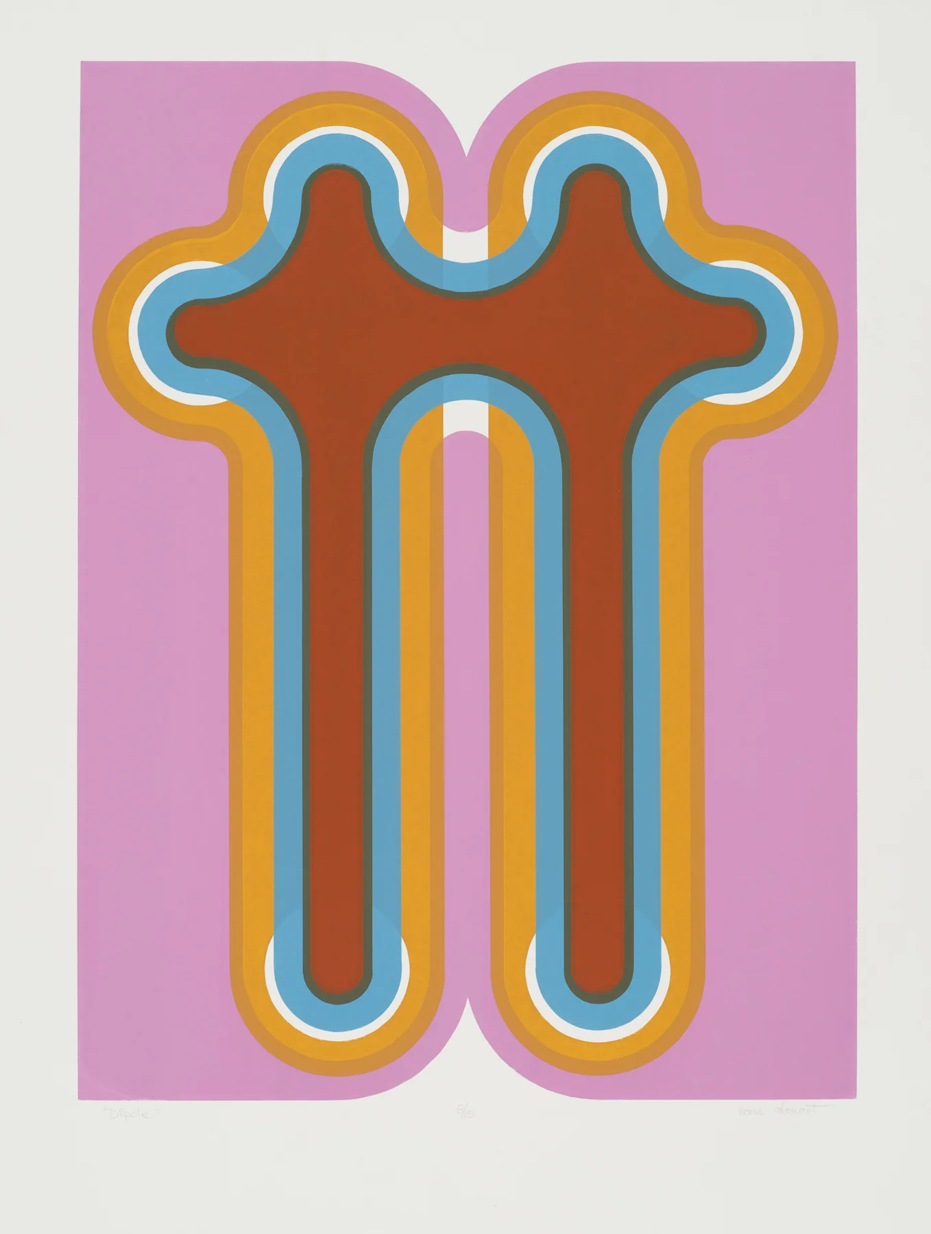Dipole 1970, screenprint, 26” x 20”, ed: 15, POR