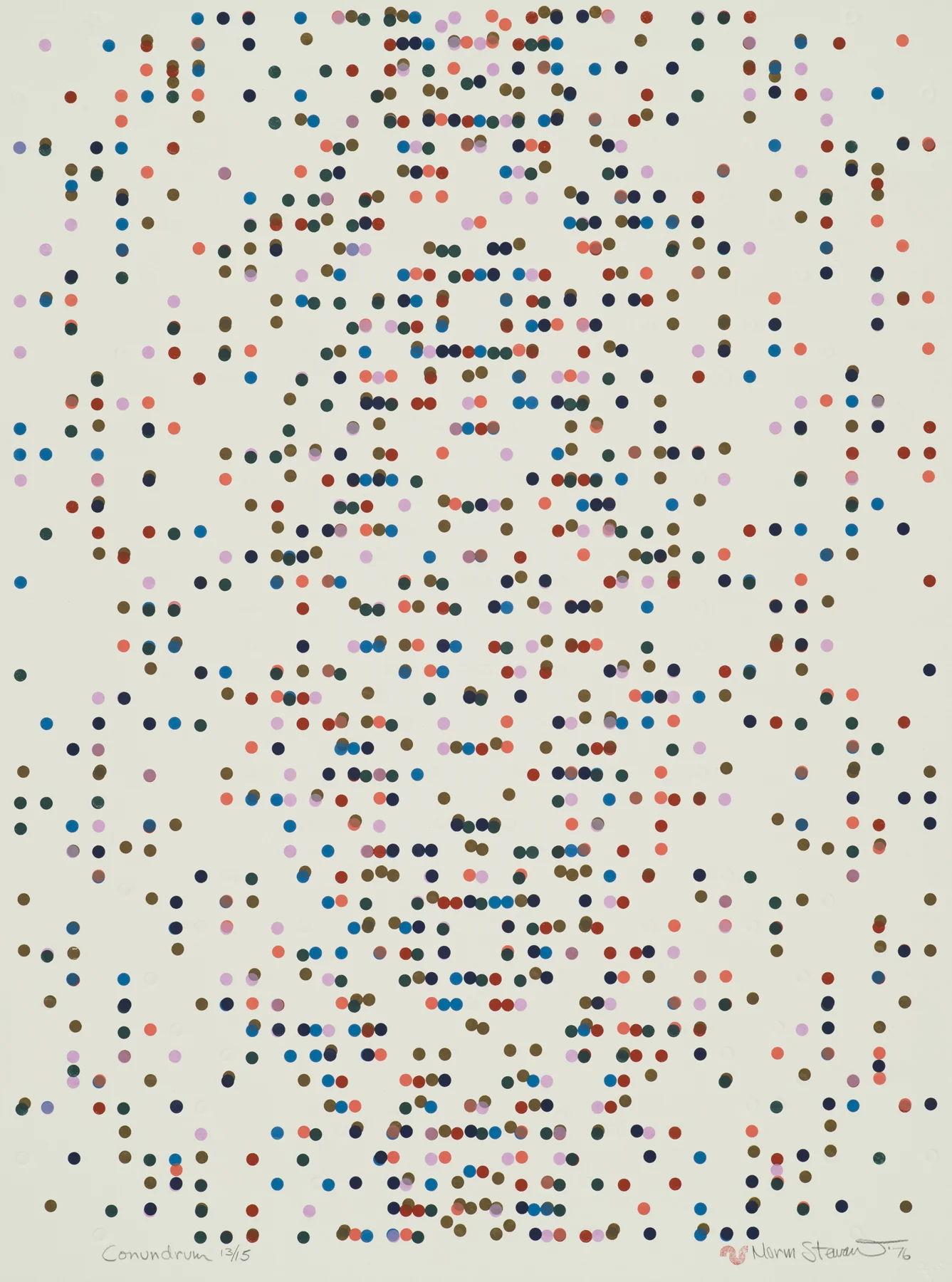 Conundrum 1976, 8-c screenprint, 26” x 19”, ed: 15, POR (rare)