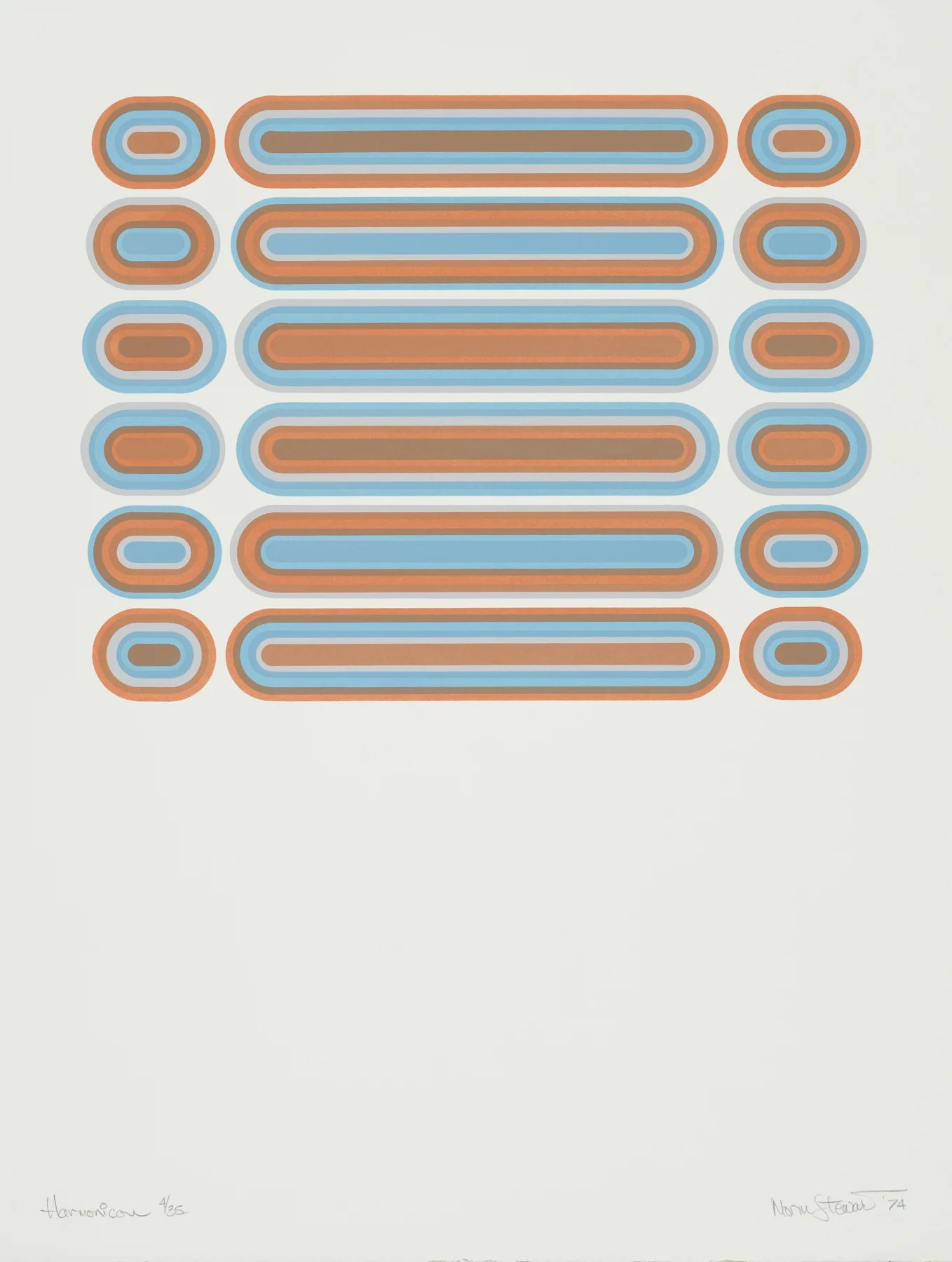Harmonicon 1974, screenprint, 26” x 20”, ed: 35, POR
