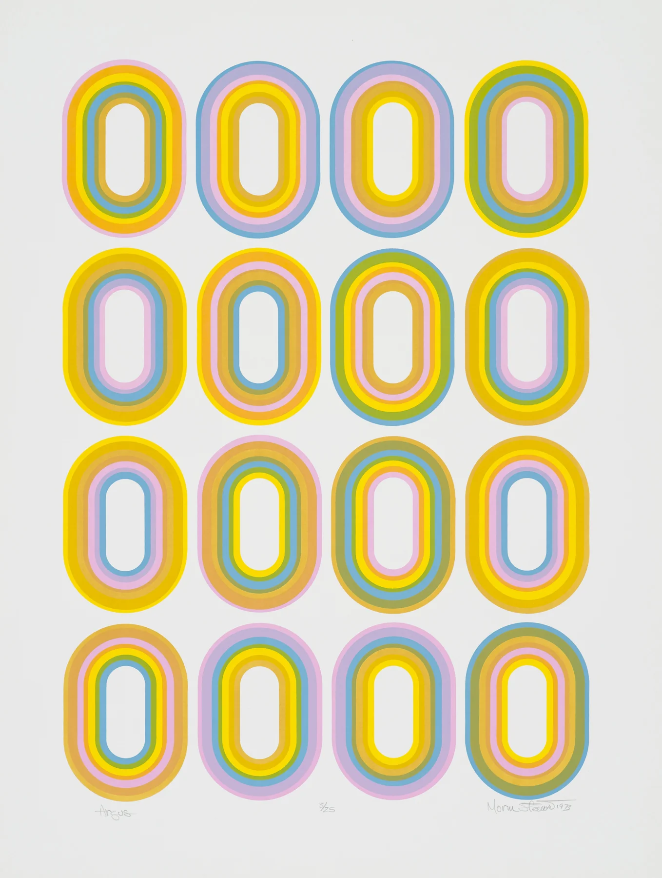 Argus 1973, screenprint, 26” x 20”, ed: 25, POR