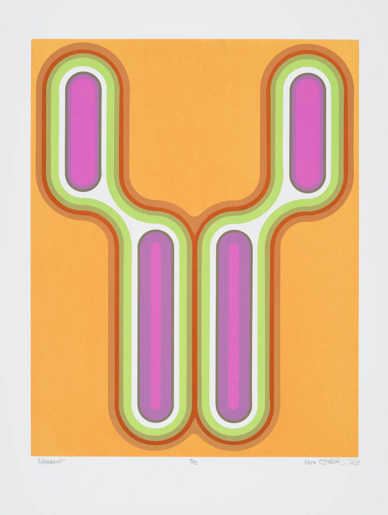 Marrow 1973, screenprint, 26” x 20”, ed: 15, POR