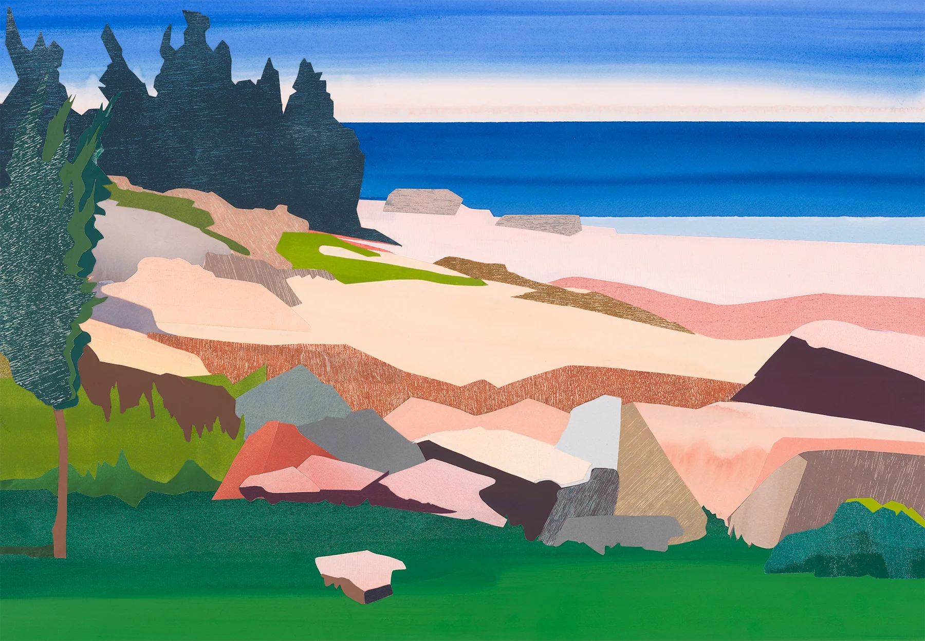 Schoodig Point 2019, archival pigment print, 22” x 30”, ed: 25, $2000.
