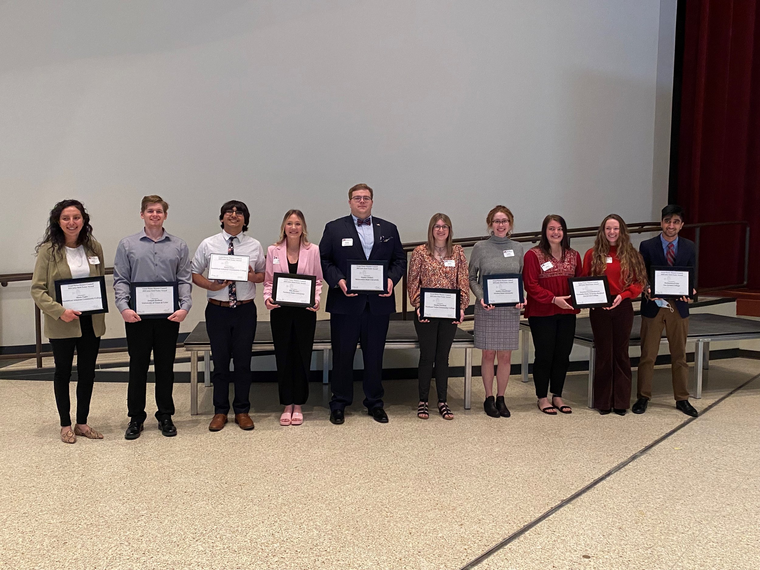 Proposals, Presentations, and Awards — Great Plains Honors Council