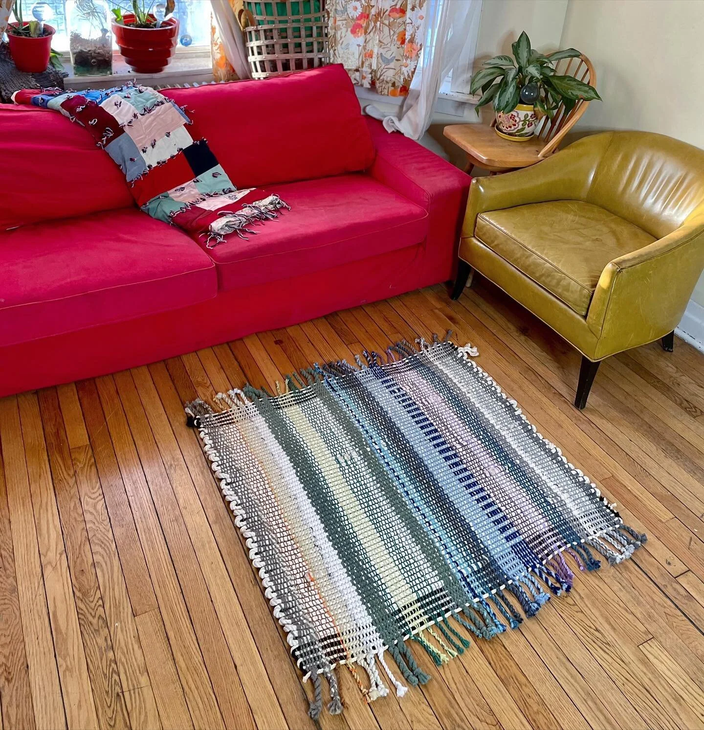 The Spring&rsquo;s Showers Rope Rug

Made with 100% recycled materials 

36 x 40 inches
[Sold]

#recycledmaterials #ecofriendly #woventextiles #wovenrug #rug #textileart #textileartist #fiber #interiordesign #interiorstyling #textileartist #wovenart 
