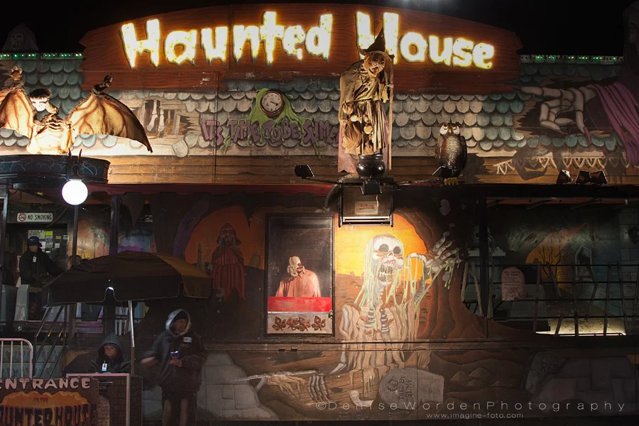 What's a fair without a haunted house?