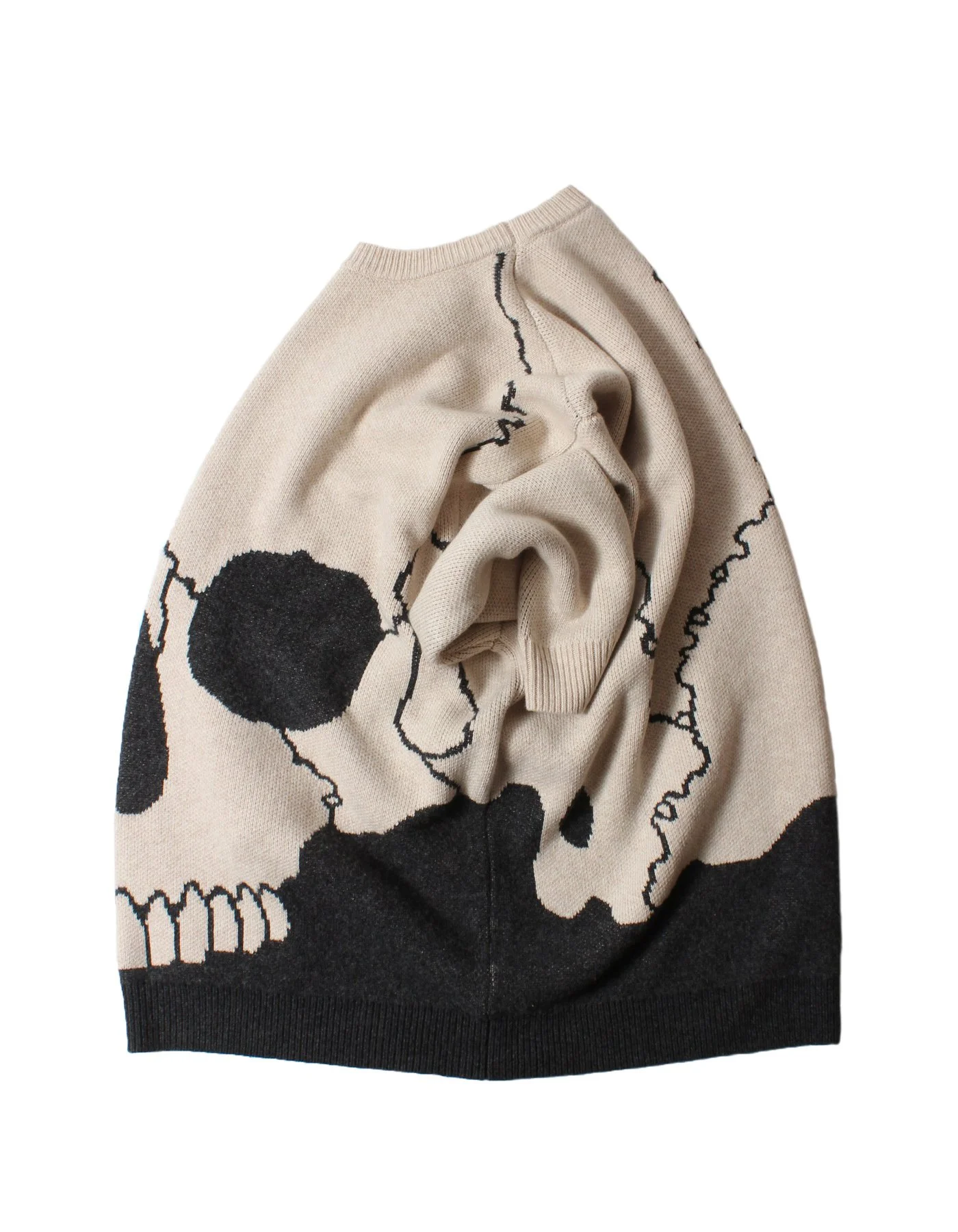BASOLAN WOOL SKULL SWEATER - NATURAL | Prospective Flow | Japanese 