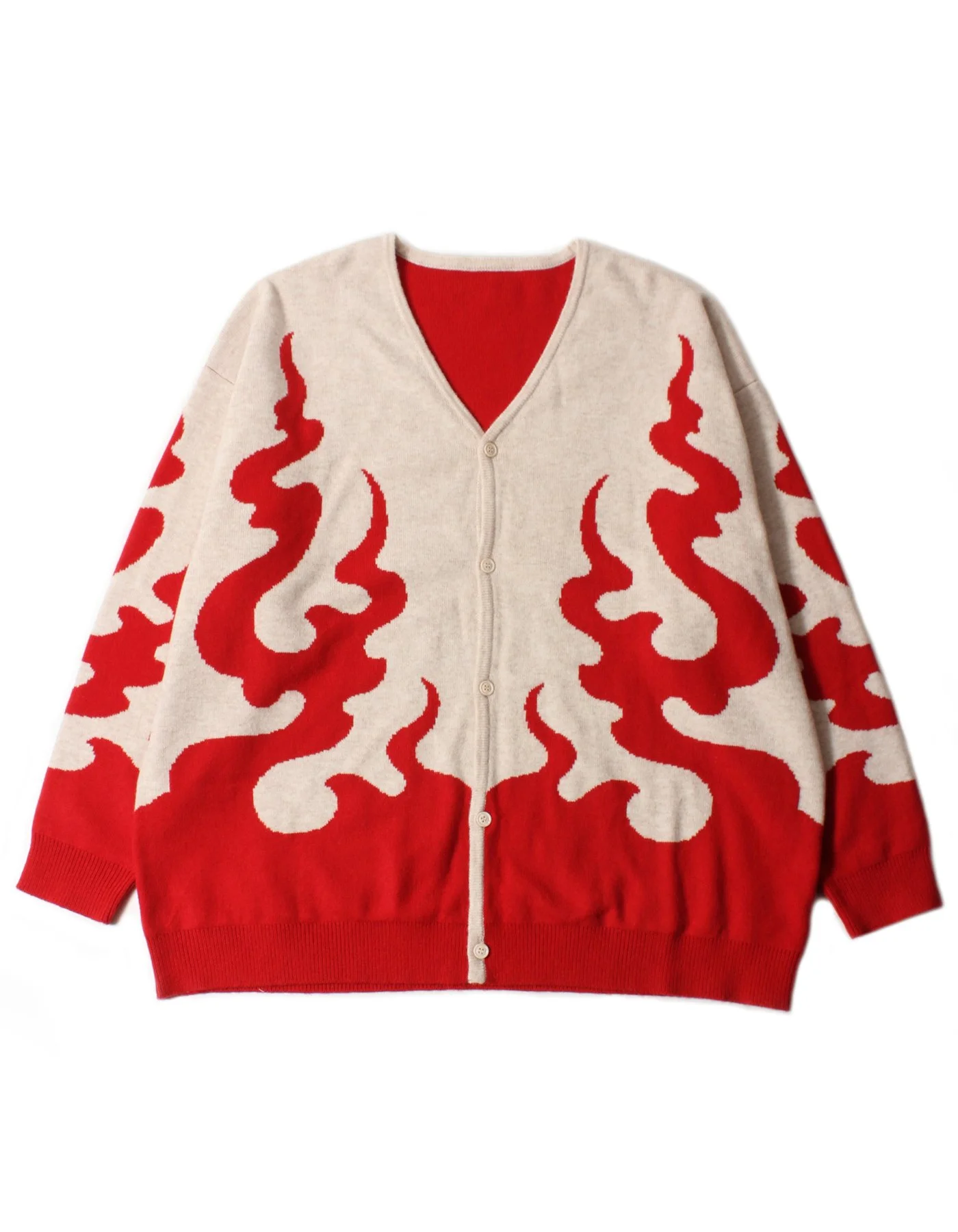 FLAME CARDIGAN - NATURAL