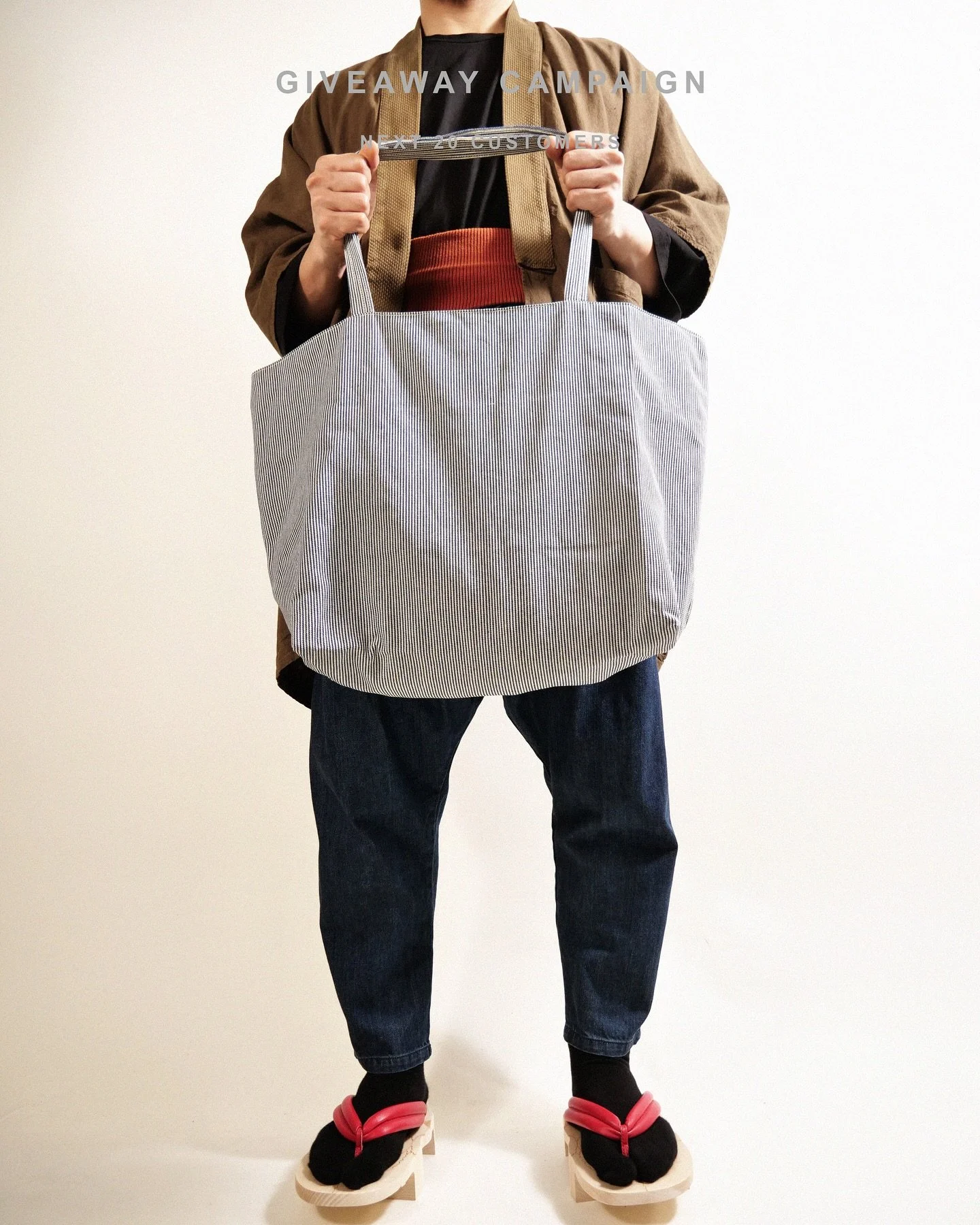 October Giveaway Campaign🙌
We are going to giveaway &ldquo;Tote-Stripe&rdquo; to next 20 online customers!
Thank you very much as always🍀
*min $100 purchase

#prospectiveflow 
#giveaway
#mutsubypf