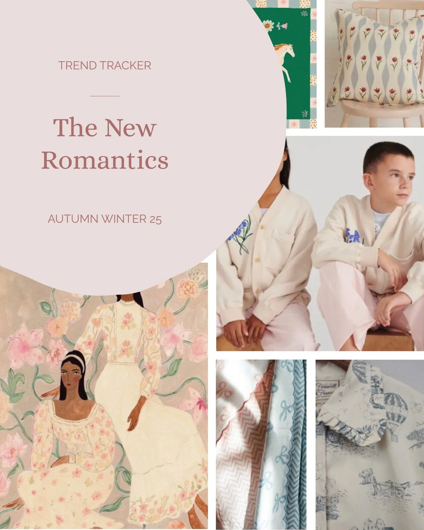 TREND TRACKER⁠
⁠
As featured in the AW25 issue of @stories_by_paperandcloth, our  trend THE NEW ROMANTICS sees denim meet frills, ruffles, bows &amp; dreamy pastels to create modern romance with a playful Western twist. ⁠
⁠
Here's where we've spotted