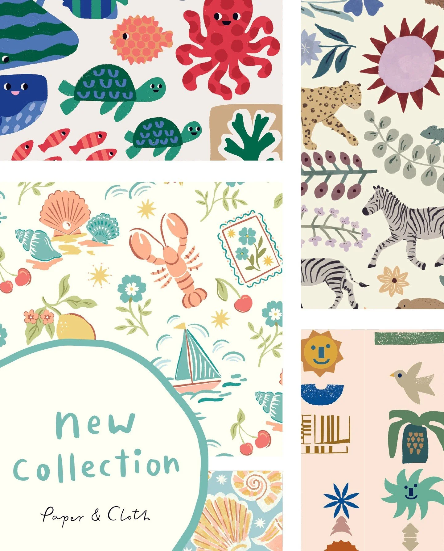 Summer is officially here, and our portfolio is bursting with vibrant, joyful prints! ☀️⁠
⁠
From heritage coastal scenes and safari-inspired florals to tropical paradises and nostalgic holiday memories, we&rsquo;ve drawn inspiration from the latest t