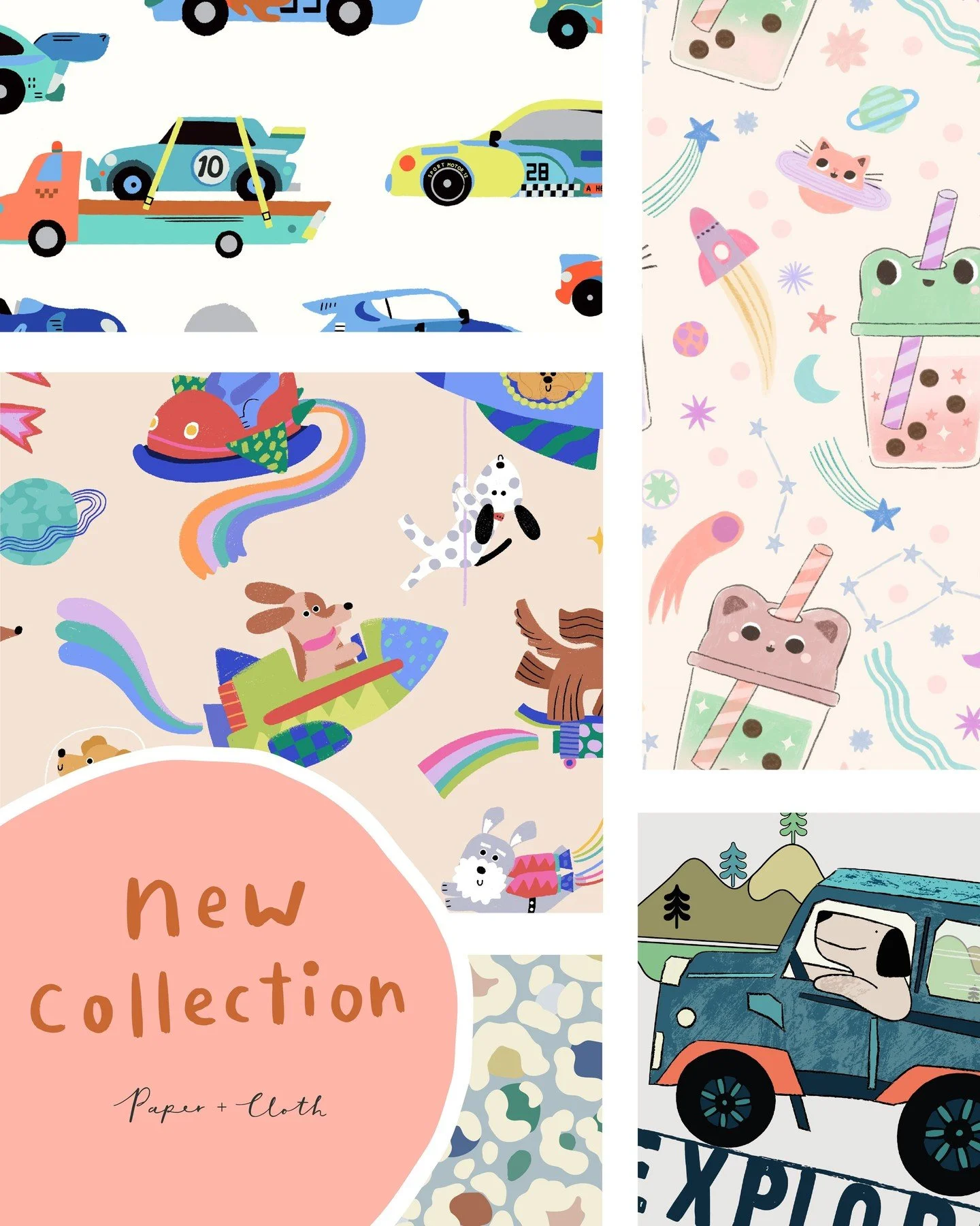 Non-Seasonal Has Landed! 🚚⁠
⁠
As we move beyond the seasons, we&rsquo;re creating a fresh wave of non-seasonal artwork. From florals and dogs to travel and sport, the collection is packed with trend-led designs and modern colour palettes, perfect fo