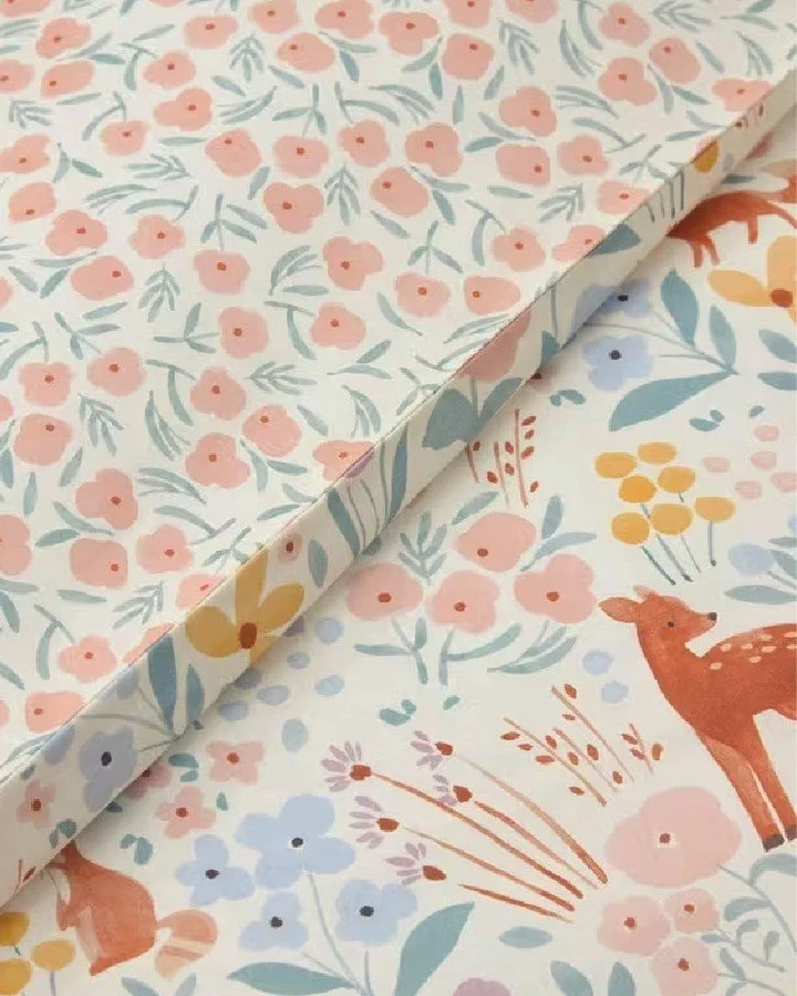 Spotted! 🦌⁠
⁠
How sweet does our deer floral look in this girls&rsquo; bedding range?! Florals continue to be a key focus this year, and as we look ahead to AW27, that&rsquo;s only set to grow. We&rsquo;re loving the combination of delicate ditsy pr