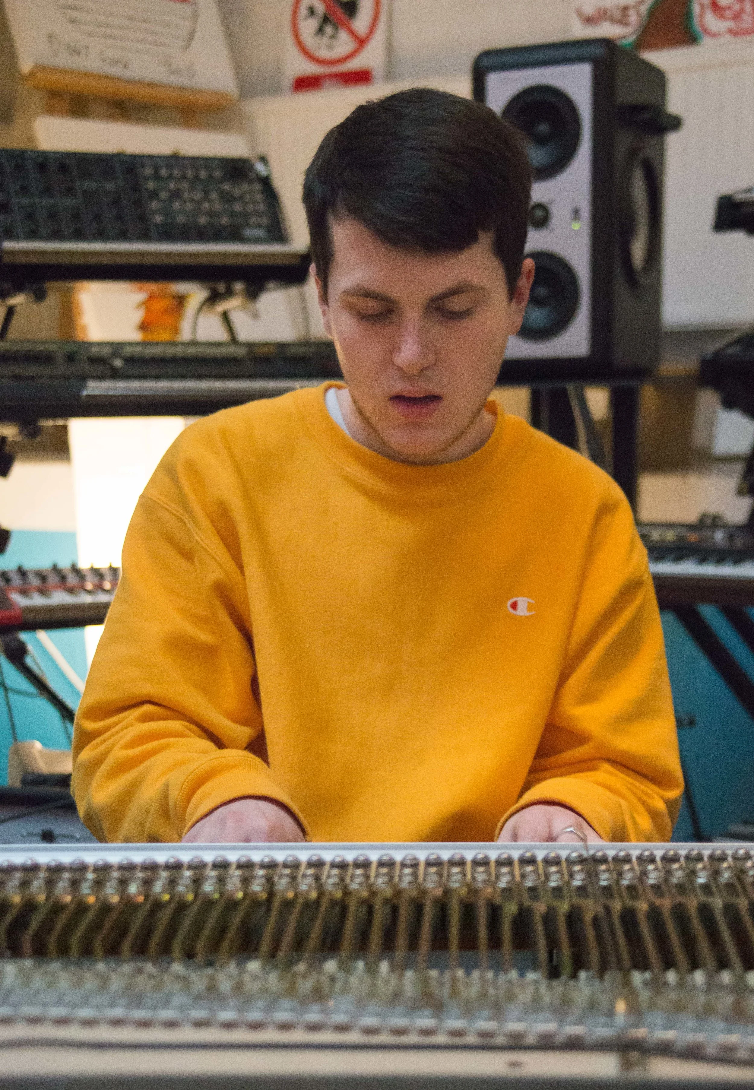 Recording session in London