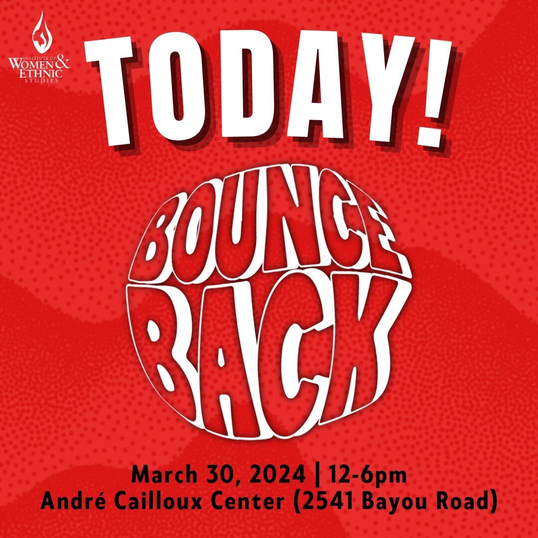 *T*O*D*A*Y is the day!!! 🫧Bounce Back🫧 is happening at @accneworleans (2541 Bayou Road) from 12-6pm full of free massages, arts-based workshops/activities, tarot, free food &amp; refreshments, giveaways, a photobooth AND we'll also have musical per