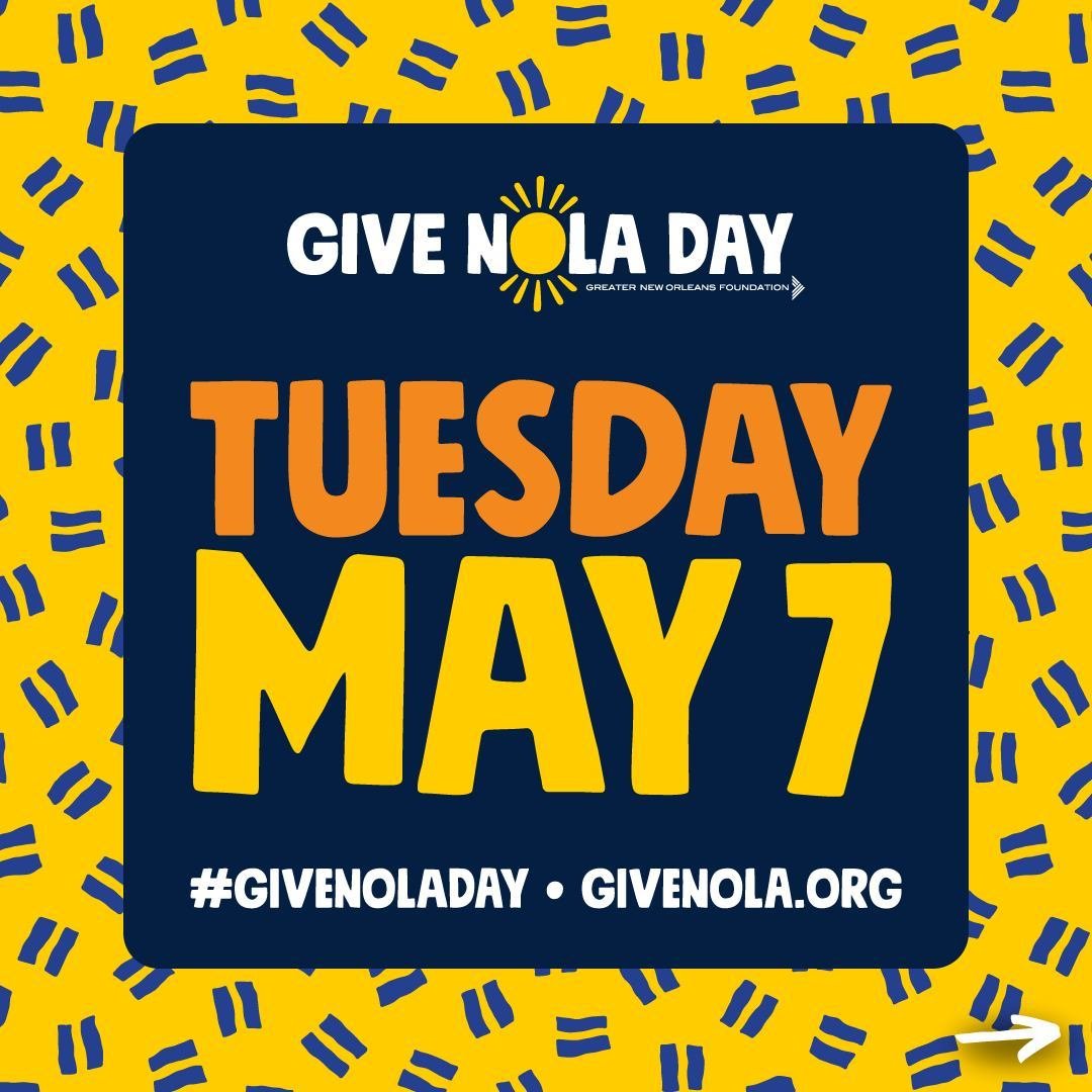 #GiveNOLADay &ndash; a day to raise funds for non-profits &ndash; is back with early giving open now, and the actual day happening next Tuesday, May 7! ☀️ As you decide what non-profits to donate to, this year, we want to share a bit more about who w