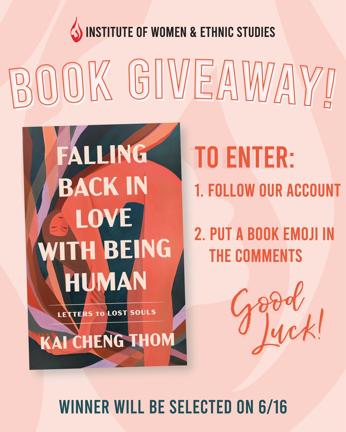 We&rsquo;re back with another book giveaway &mdash; this time featuring &ldquo;Falling Back in Love with Being Human&rdquo; by Kai Cheng Thom (@kaichengthom) &mdash; and yes, we&rsquo;re giving away a FREE copy! 💖📖

Just in time for Pride Month, th