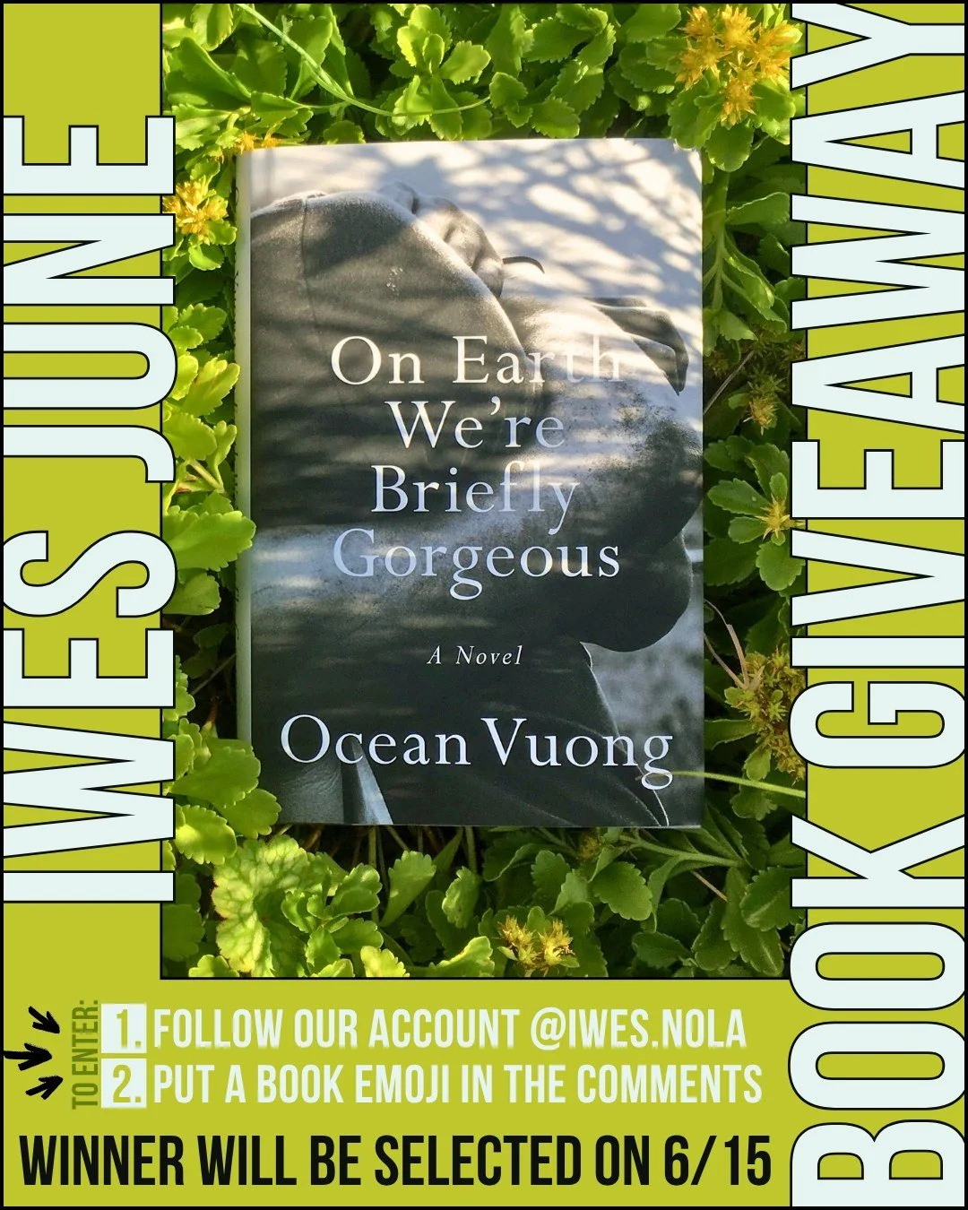 We&rsquo;re celebrating Pride Month with our quarterly book giveaway! This month we&rsquo;re spotlighting ""On Earth We&rsquo;re Briefly Gorgeous"" by acclaimed poet and novelist Ocean Vuong (@ocean_vuong). Told as a letter from a